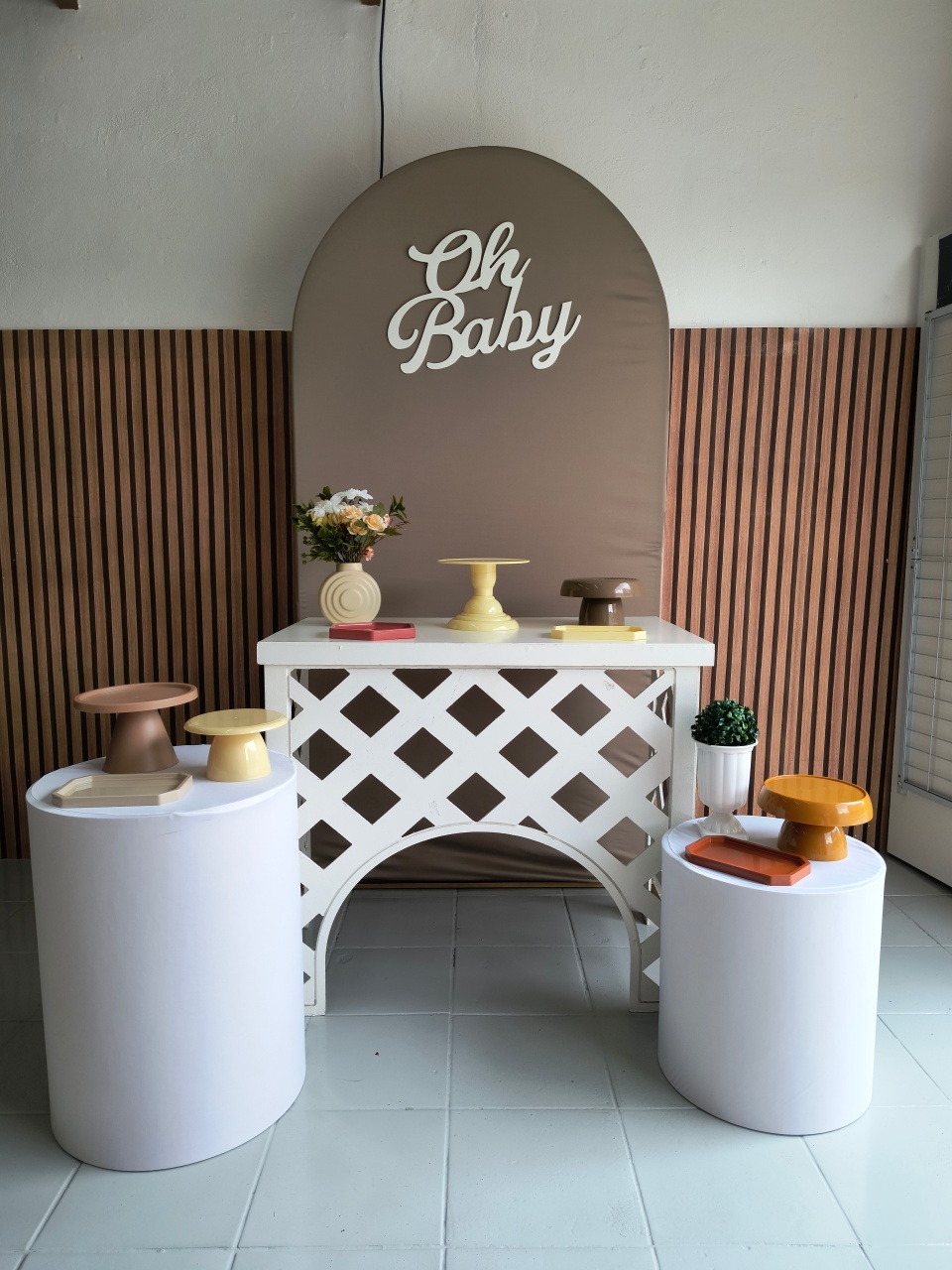 Kit Ouro  Oh Baby Boho 2 - Lilas Decor Locações e Festas