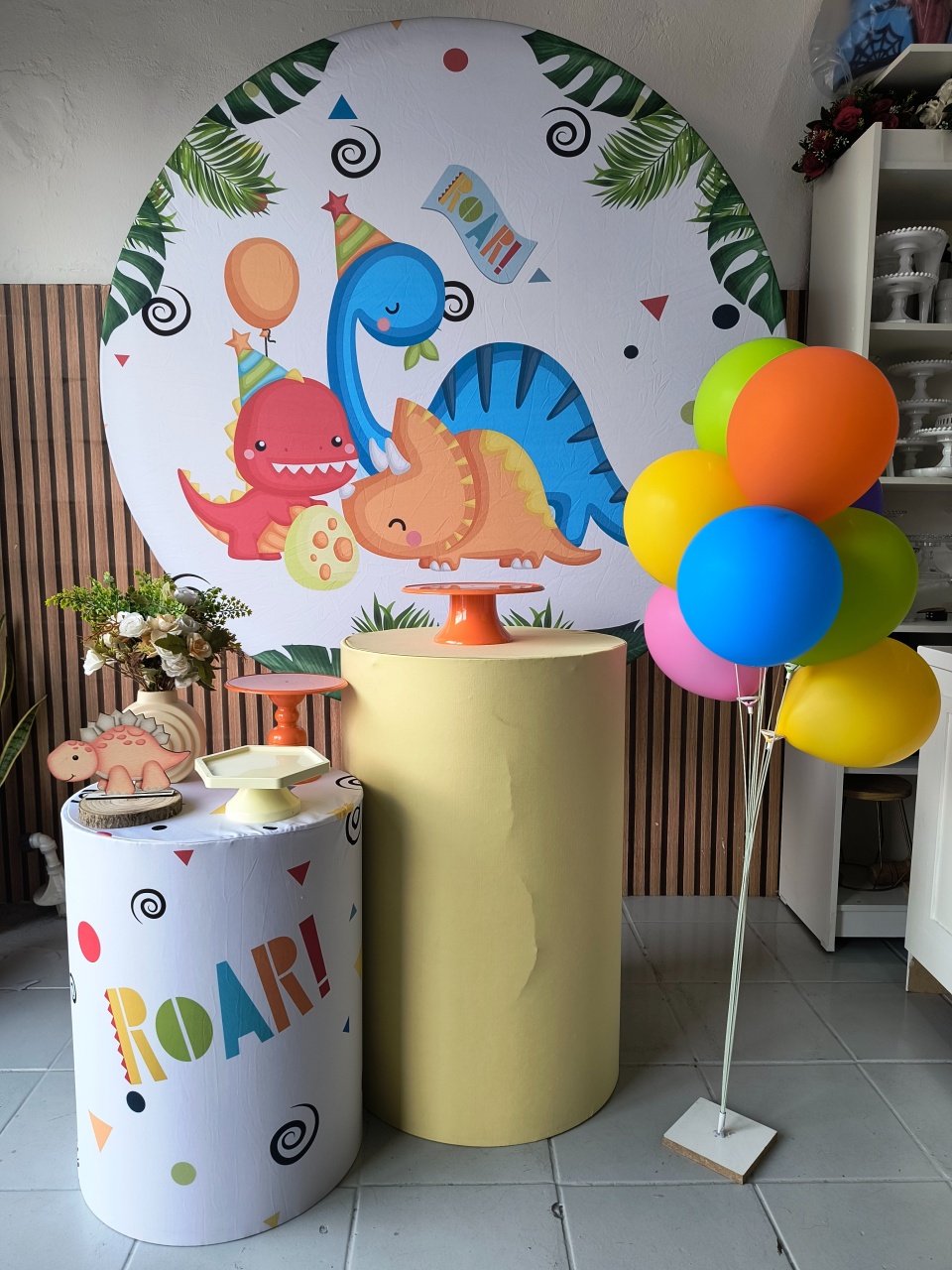 Kit Bronze Dino Baby - Lilas Decor Locações e Festas