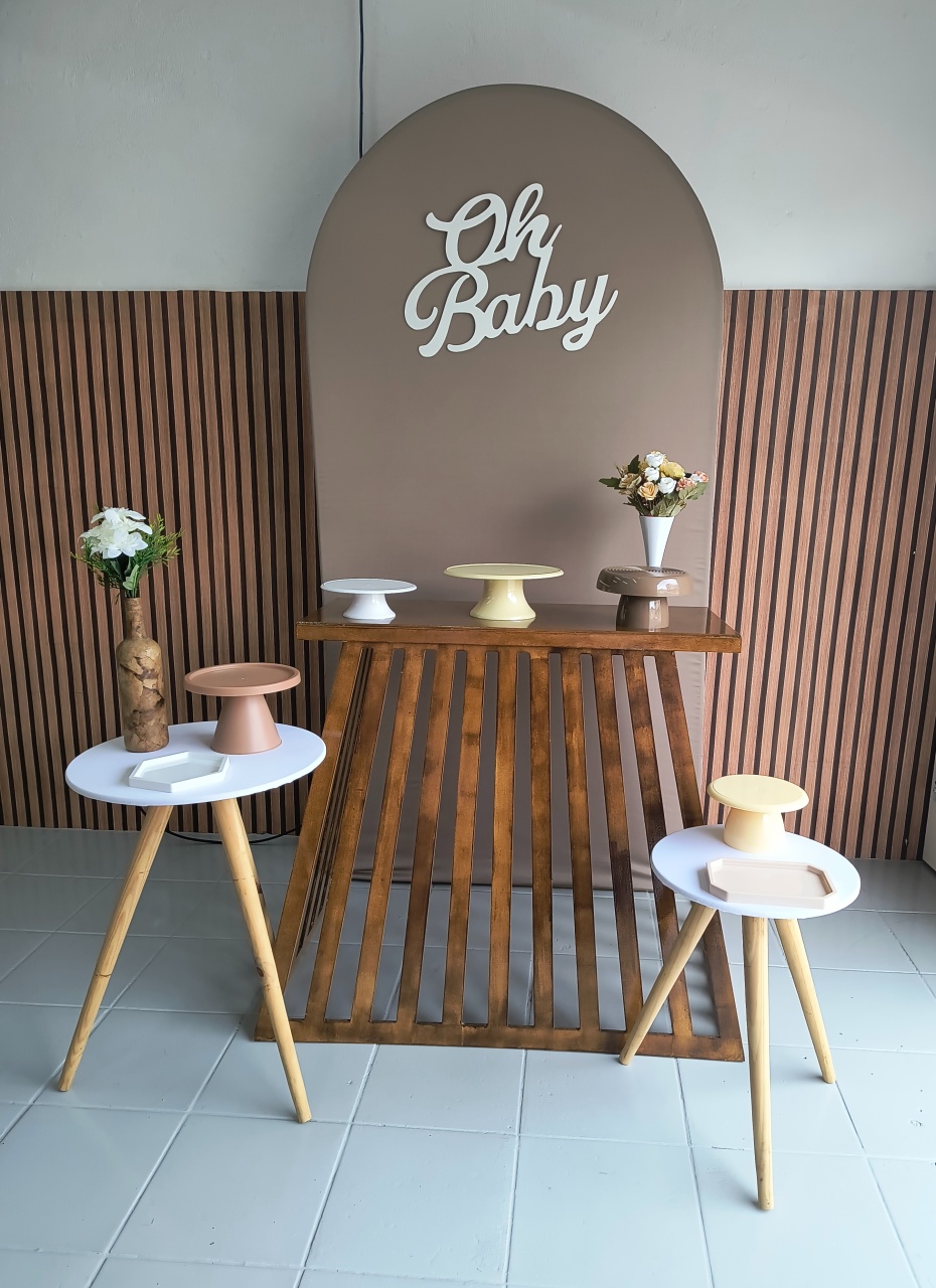 Kit Ouro Oh Baby Boho  - Lilas Decor Locações e Festas