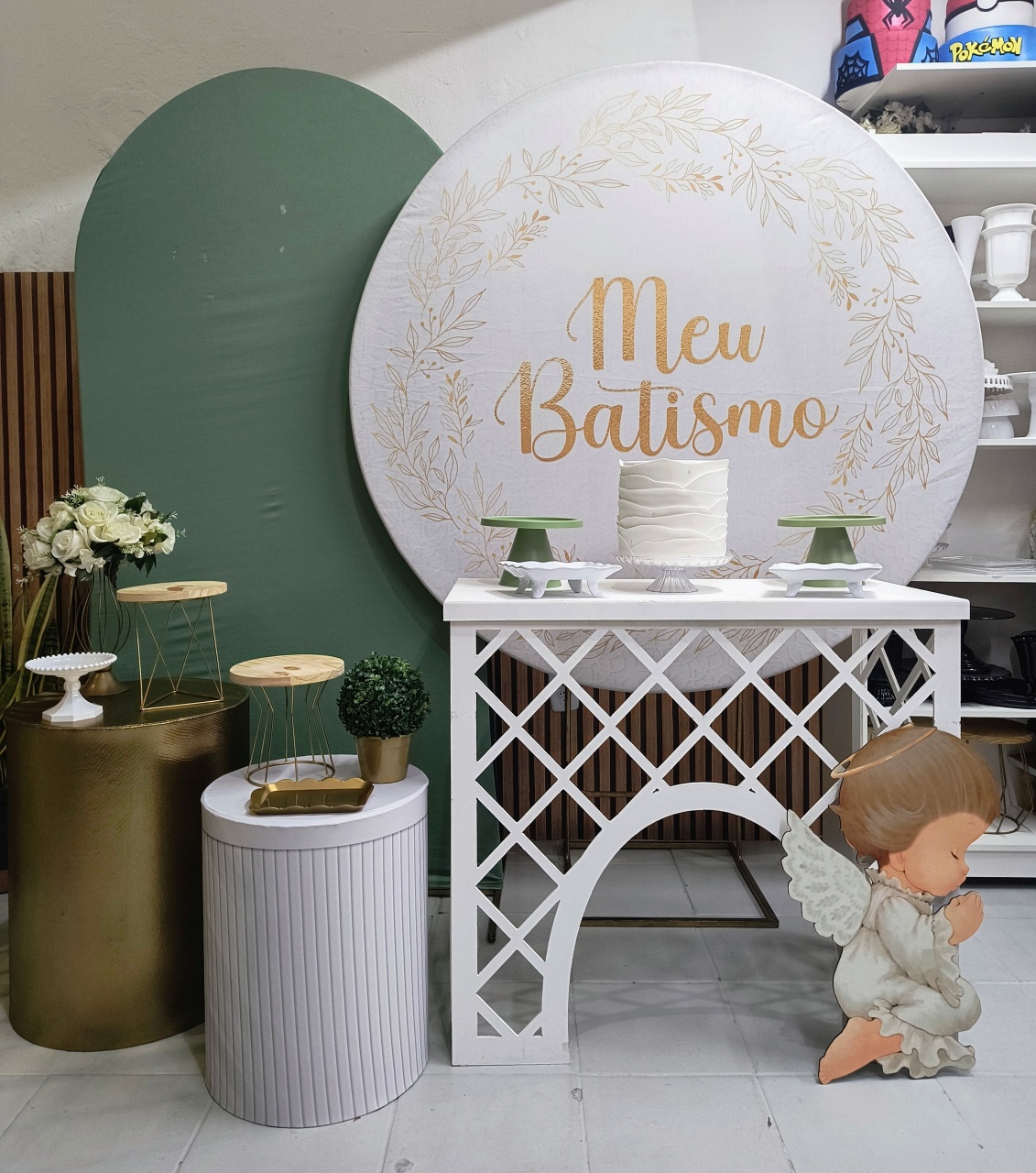 Kit Composição Batizado  - Lilas Decor Locações e Festas