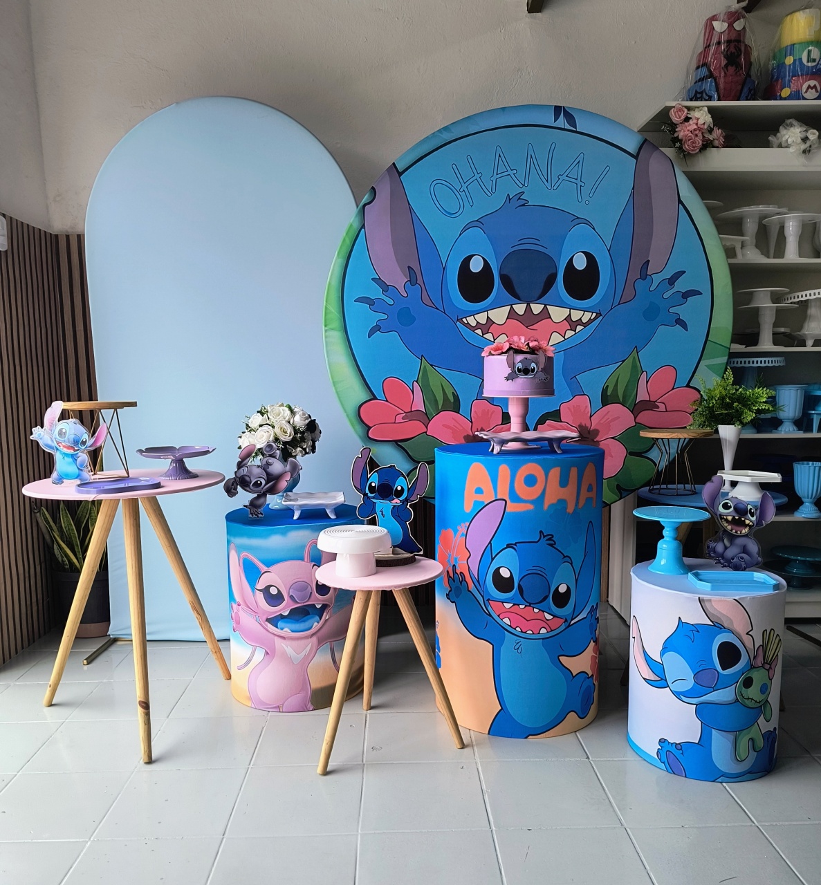 Kit Composição Stitch - Lilas Decor Locações e Festas