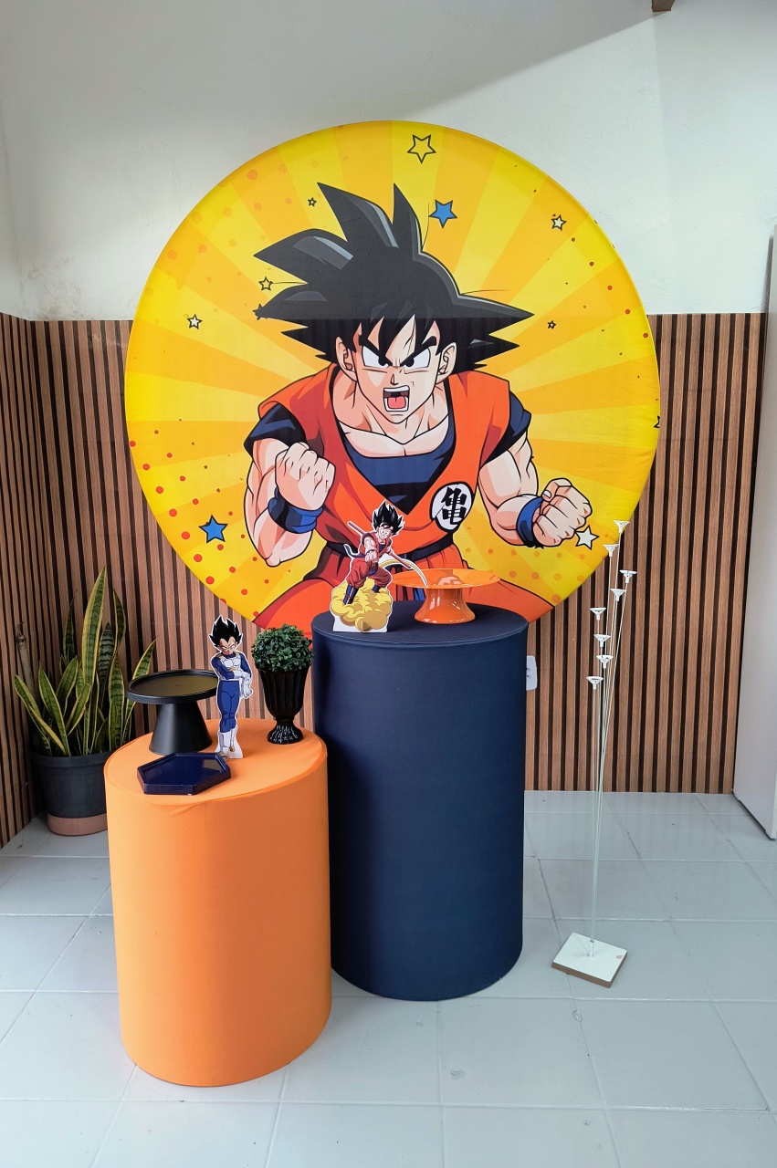 Kit Bronze Goku - Lilas Decor Locações e Festas