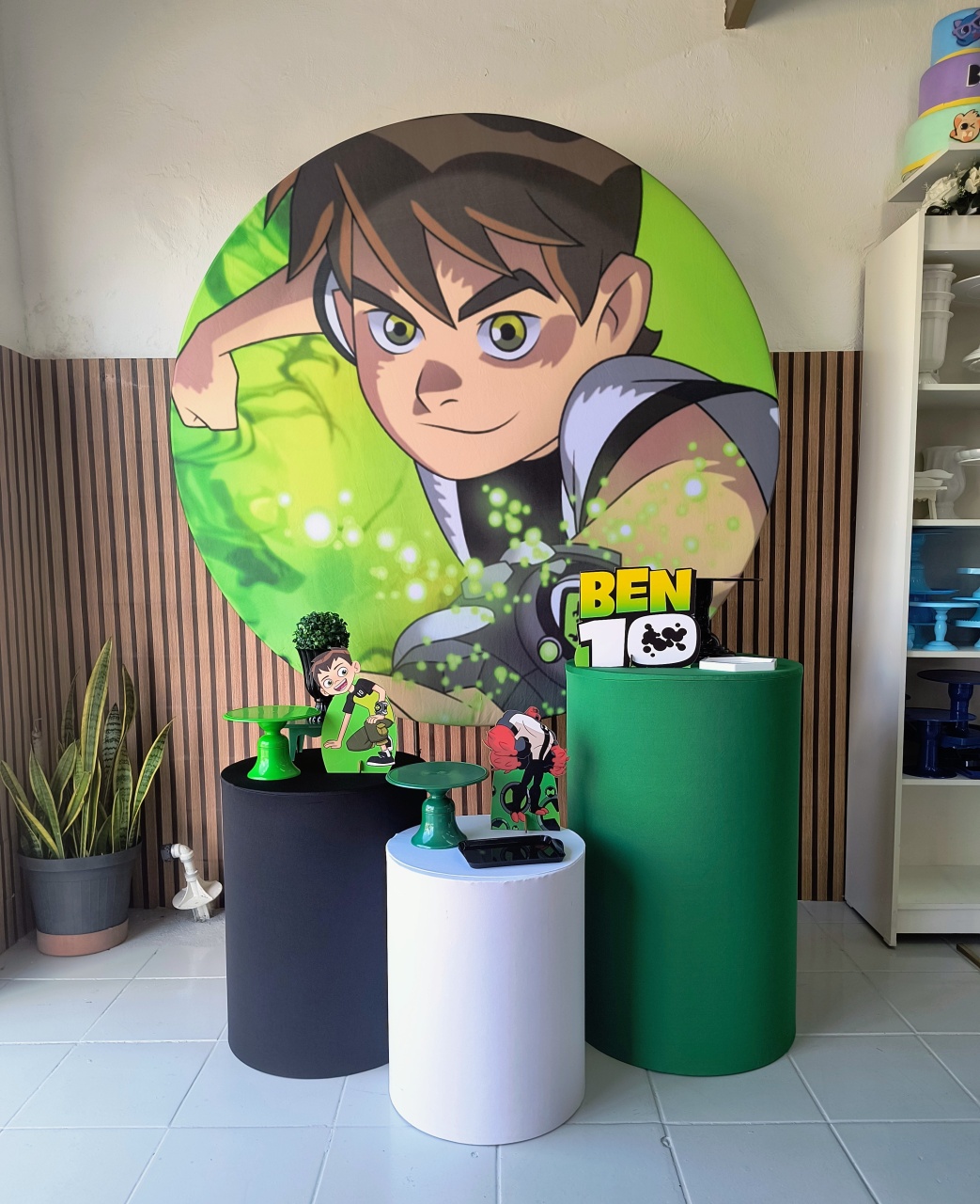 Kit Prata  Ben 10 - Lilas Decor Locações e Festas