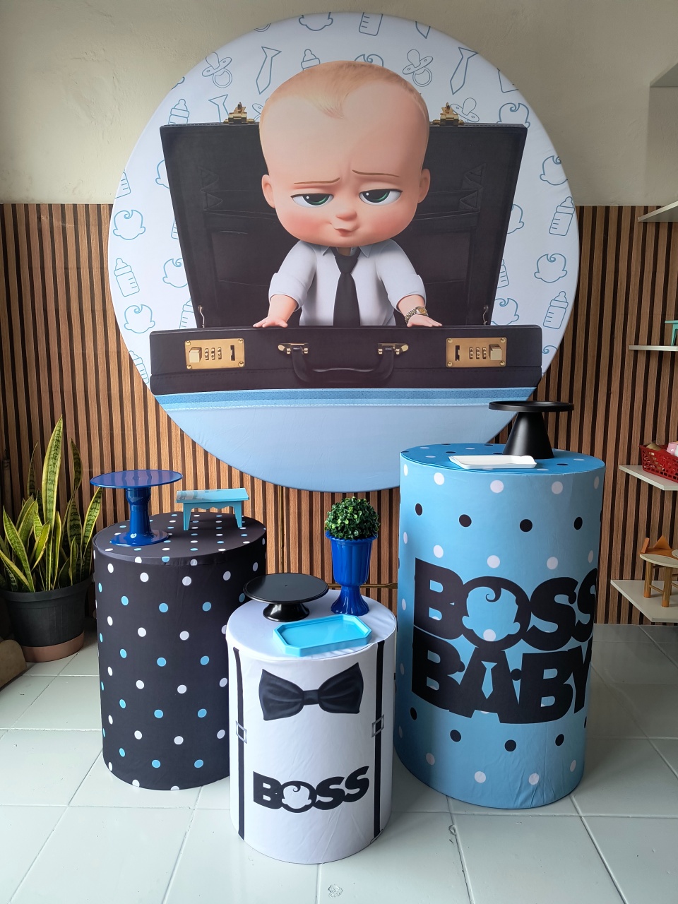 Kit Prata Poderoso Chefinho  - Lilas Decor Locações e Festas