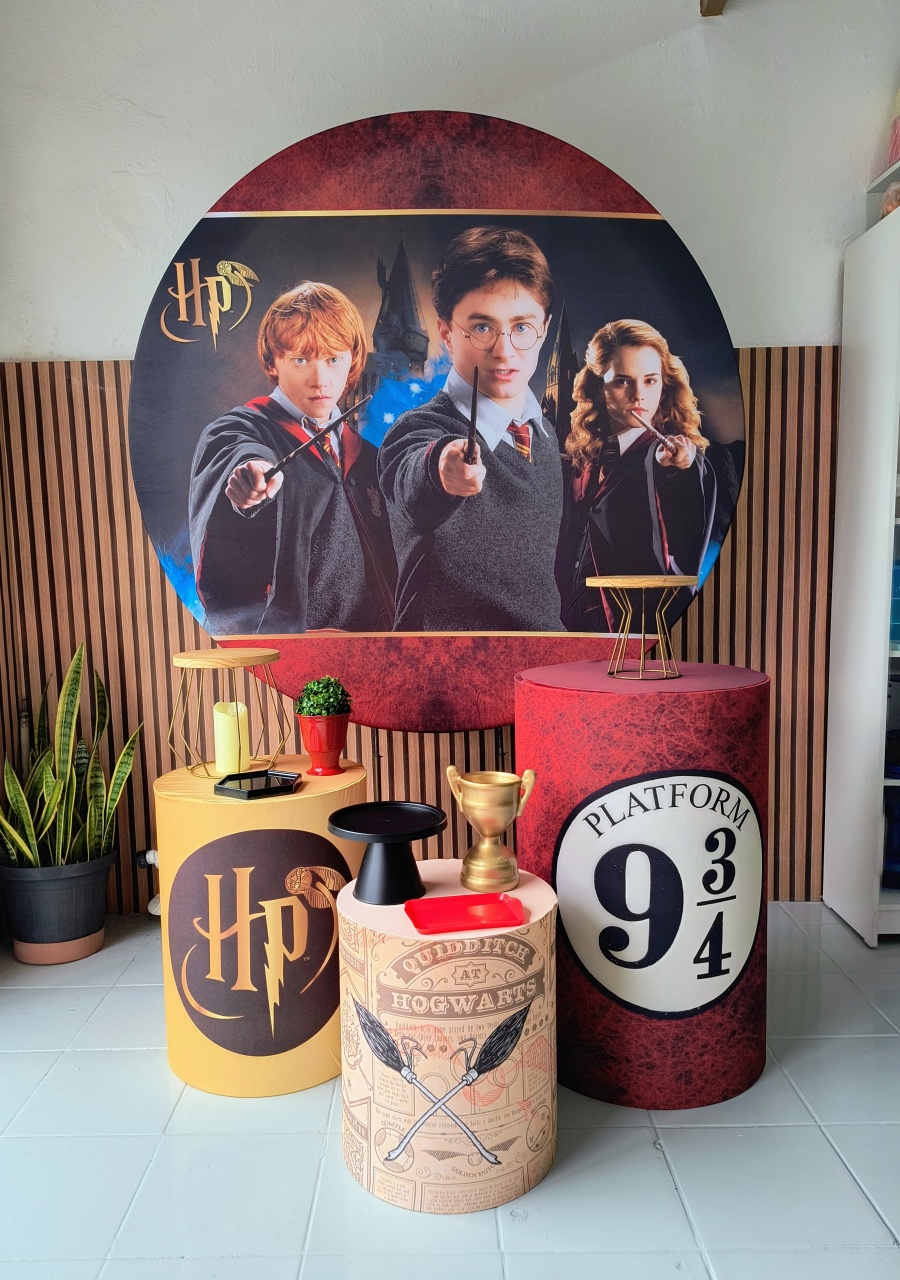 Kit Prata  Harry Potter  - Lilas Decor Locações e Festas
