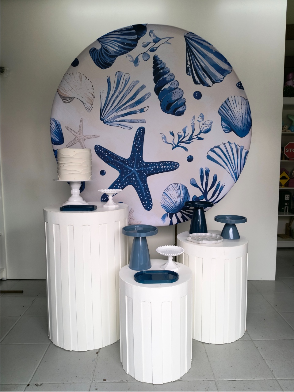 Kit Ouro Fundo Do Mar 2 - Lilas Decor Locações e Festas