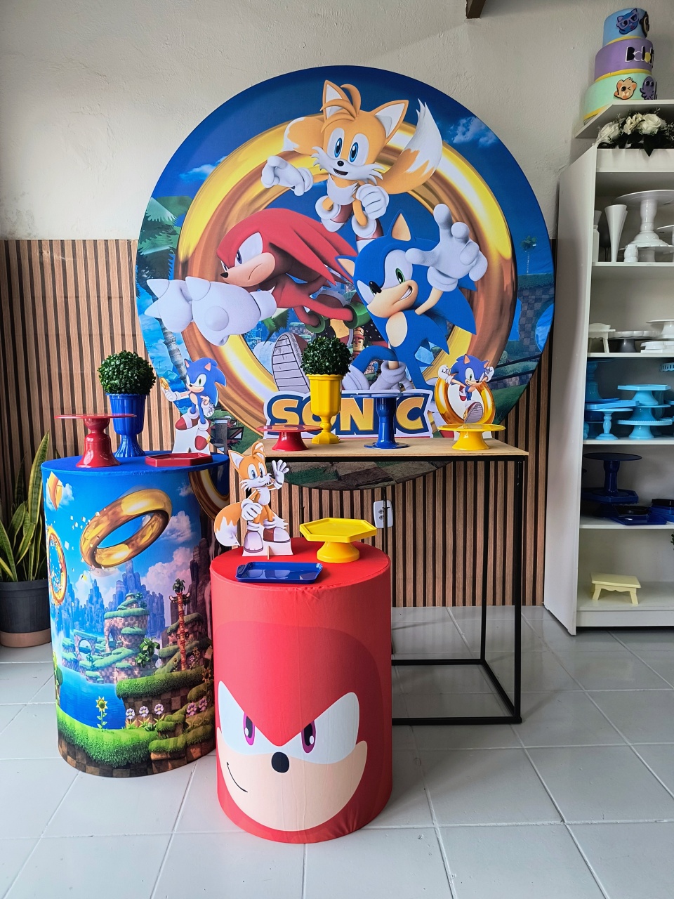 Kit Ouro Sonic  - Lilas Decor Locações e Festas