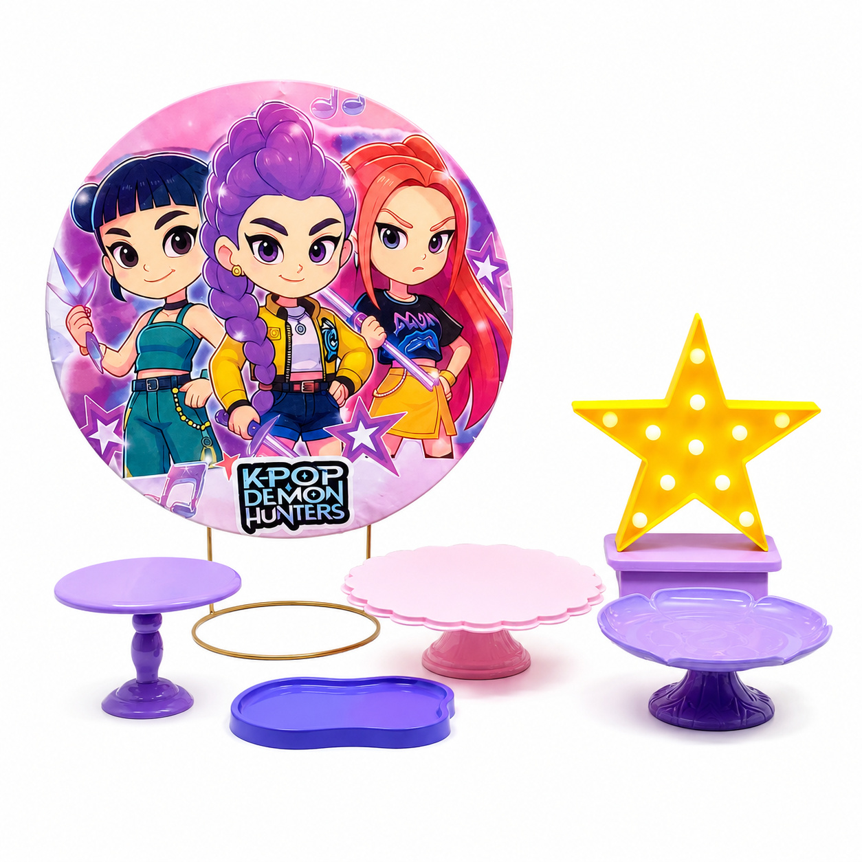 Festa Na Mesa Guerreiras Do K-Pop - Lilas Decor Locações e Festas