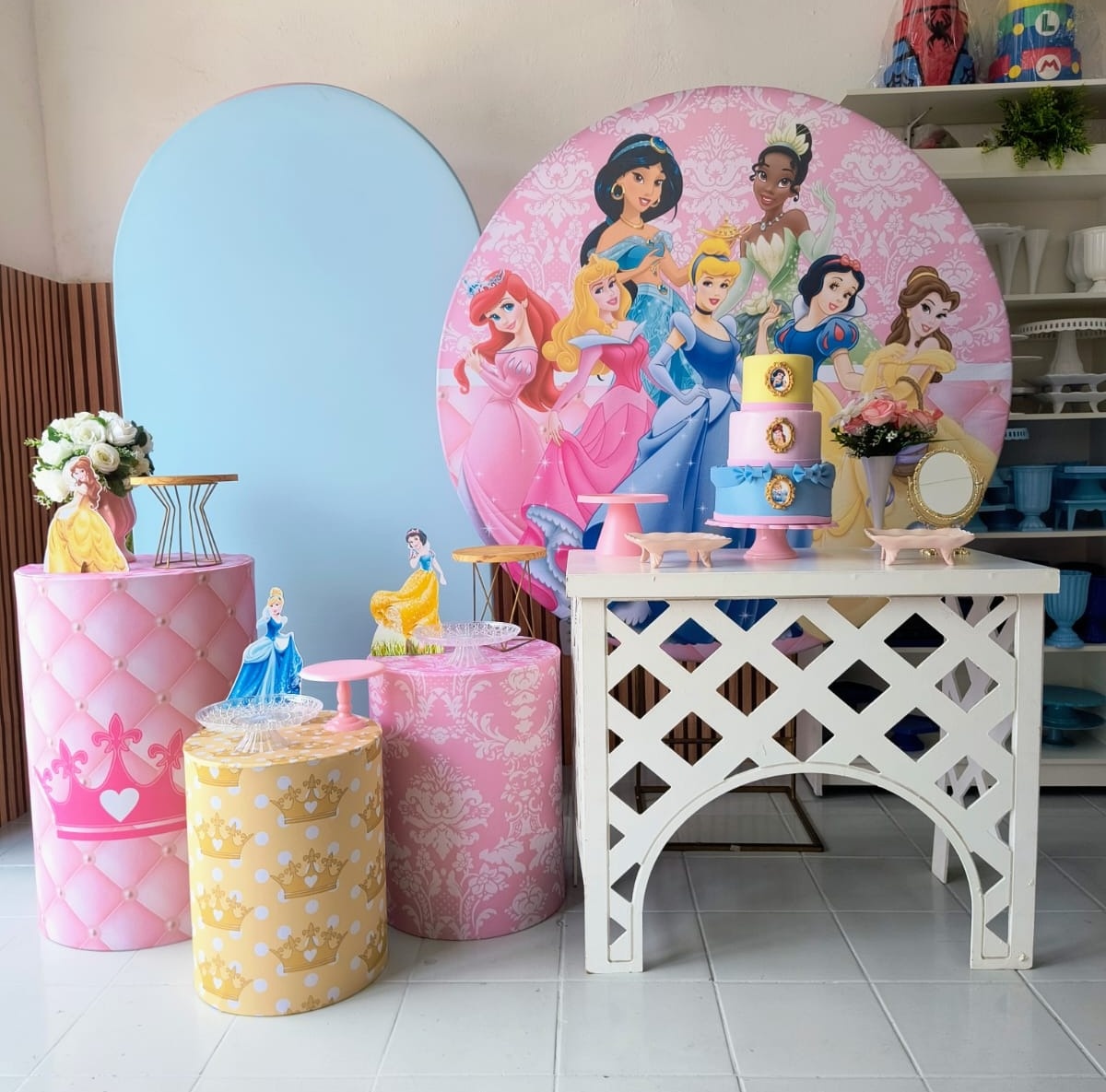 Kit Composição Princesas da Disney  - Lilas Decor Locações e Festas