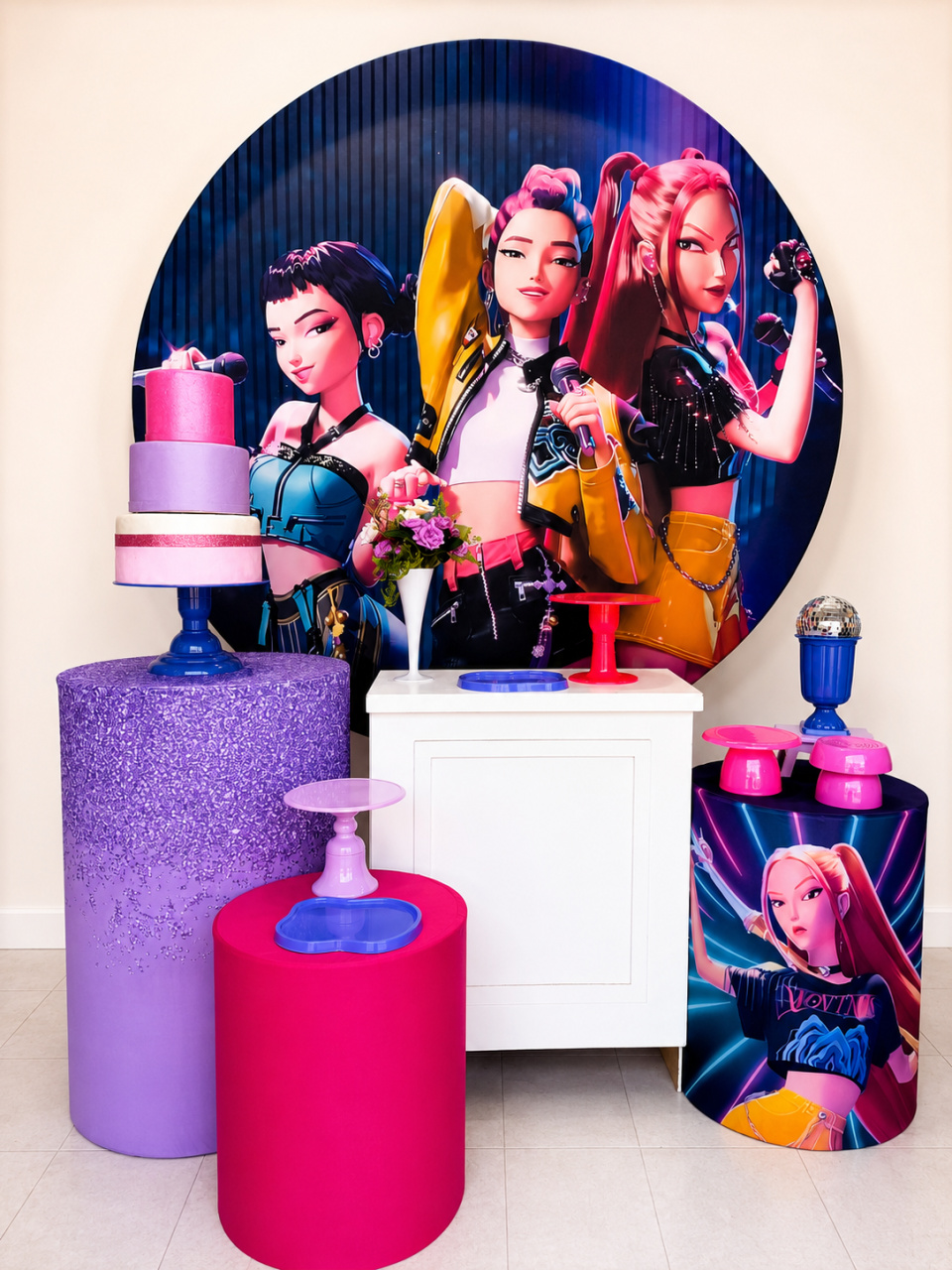 Kit Ouro Guerreiras Do K-Pop - Lilas Decor Locações e Festas