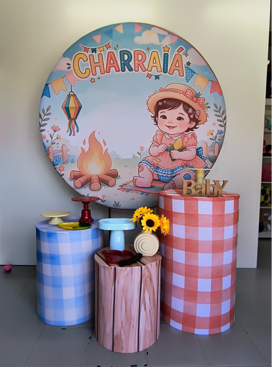 Kit Prata Charraia Menina - Lilas Decor Locações e Festas