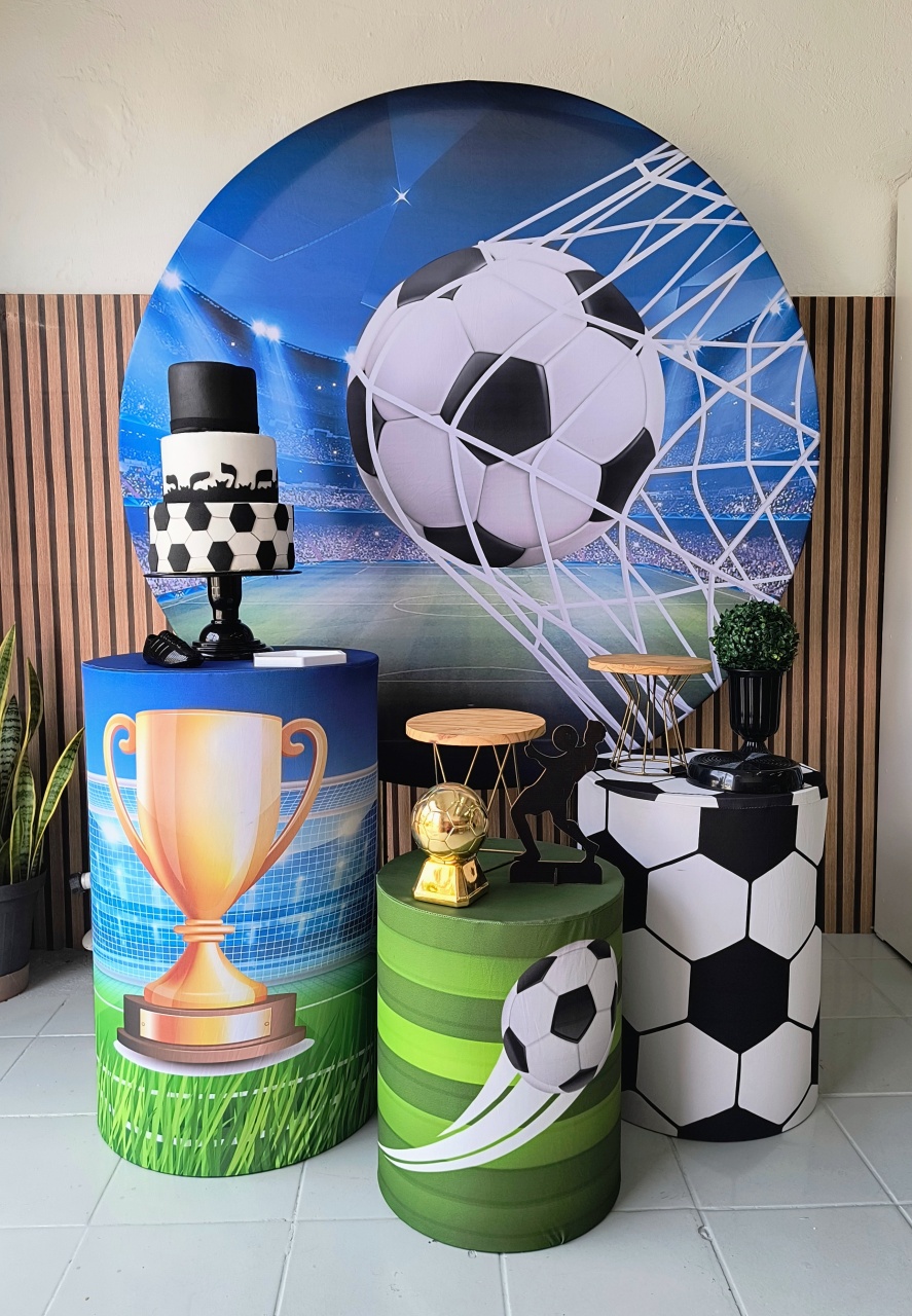 Kit Prata  Futebol  - Lilas Decor Locações e Festas