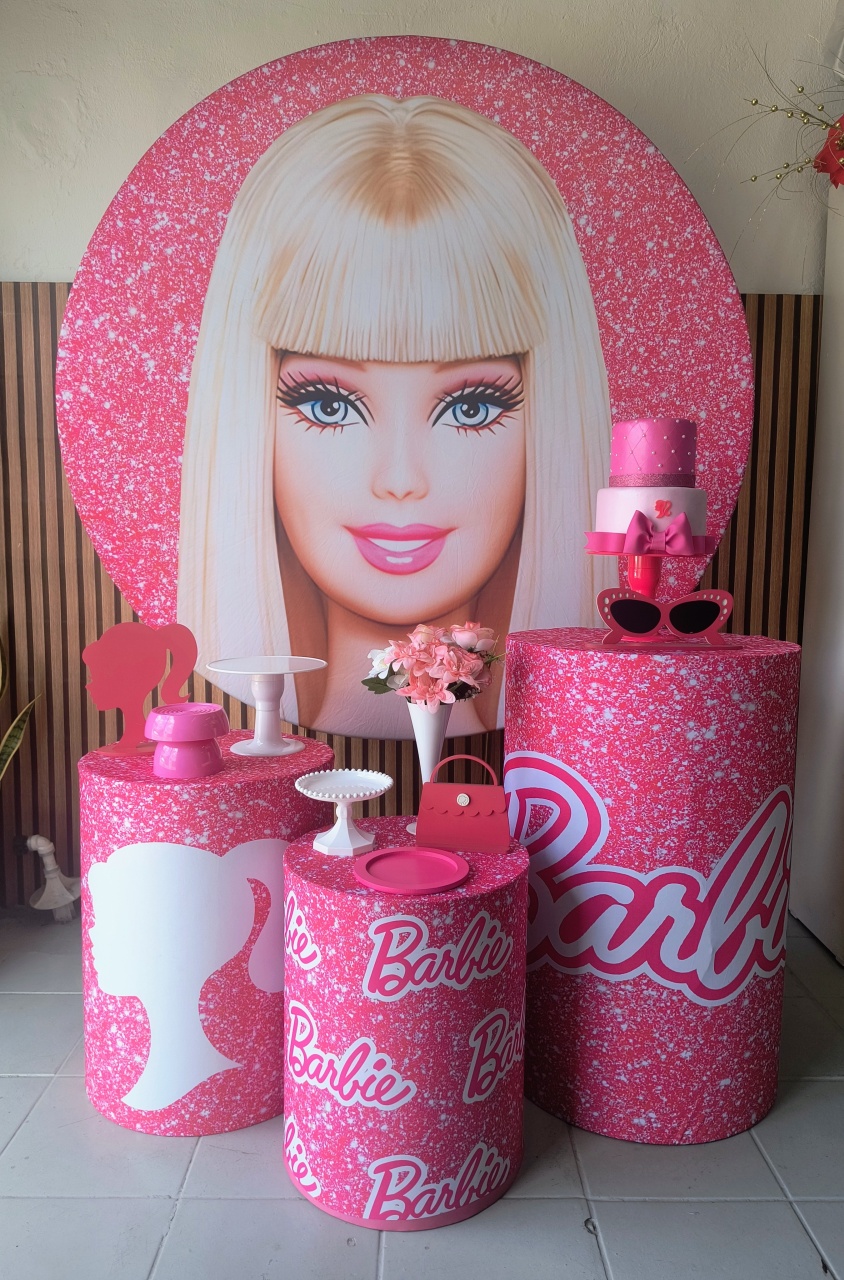 Kit Prata Barbie 2 - Lilas Decor Locações e Festas