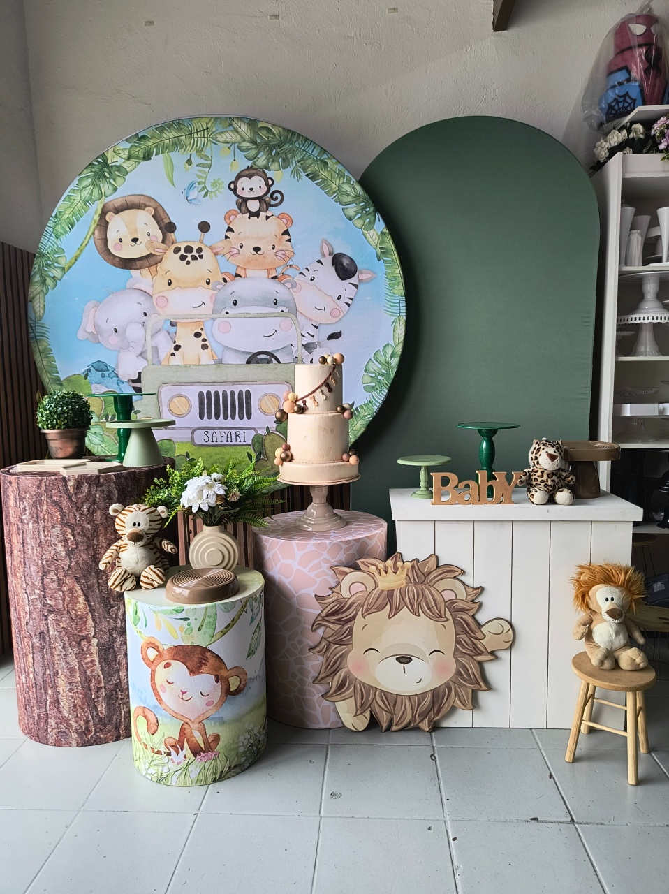Kit Composição Safari  2 - Lilas Decor Locações e Festas