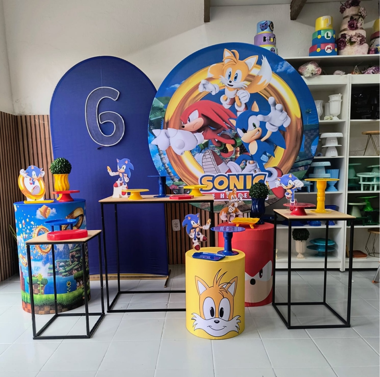 Kit Composição  Sonic  - Lilas Decor Locações e Festas