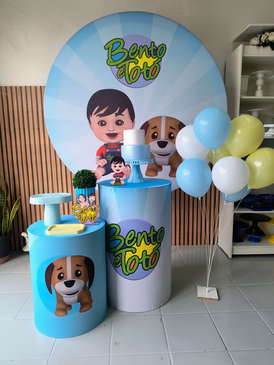  Kit Bronze Bento E Totó - Lilas Decor Locações e Festas