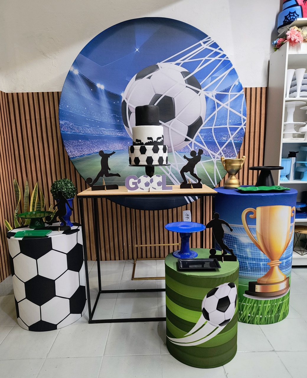 Kit Ouro Futebol - Lilas Decor Locações e Festas