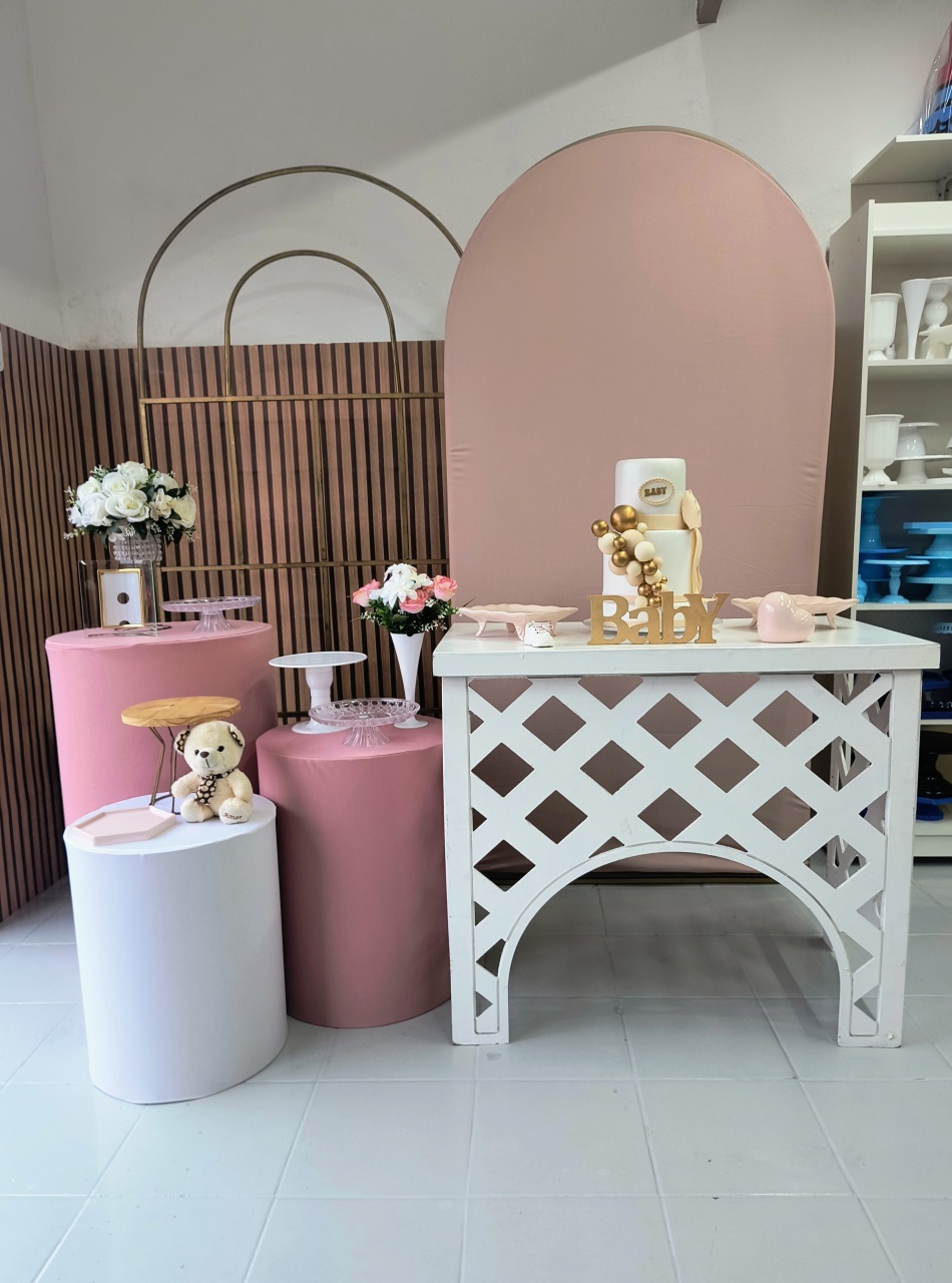 Kit Composição Cha de Bebe  - Lilas Decor Locações e Festas