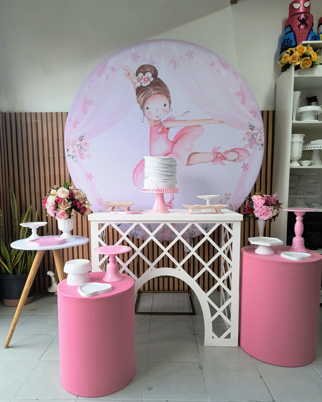 Kit Ouro Bailarina  - Lilas Decor Locações e Festas