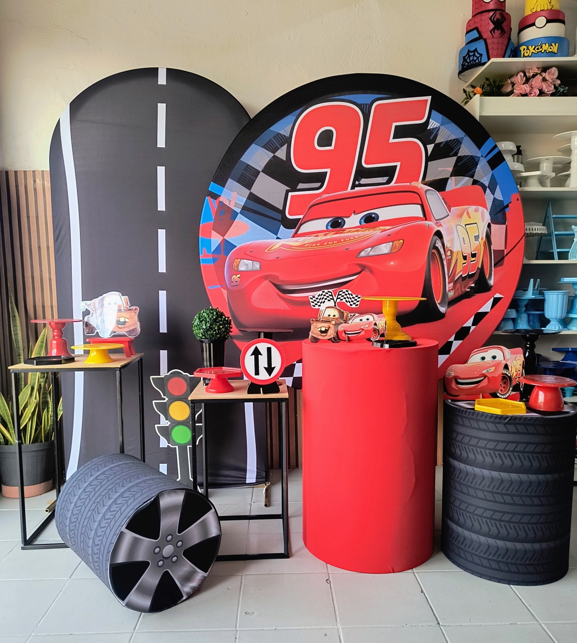 Kit Composição Carros - Lilas Decor Locações e Festas