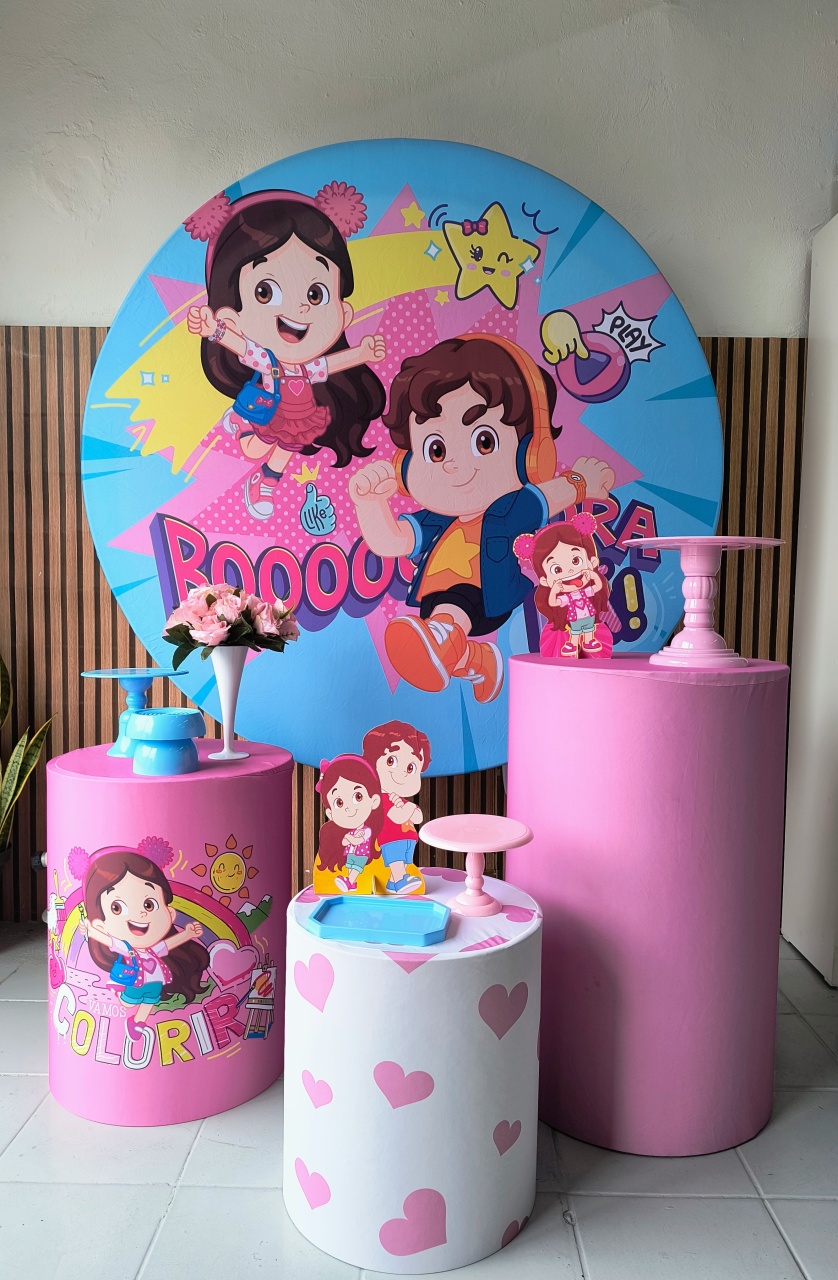 Kit Prata Maria Clara E Jp - Lilas Decor Locações e Festas