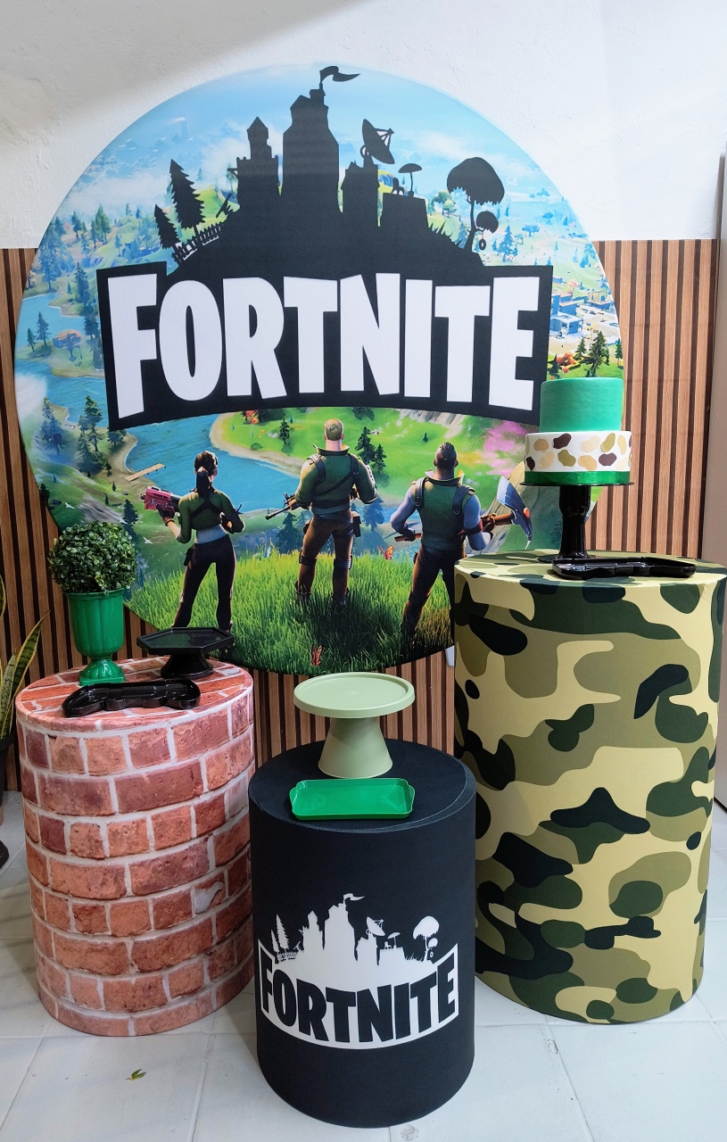Kit Prata Fortnite - Lilas Decor Locações e Festas