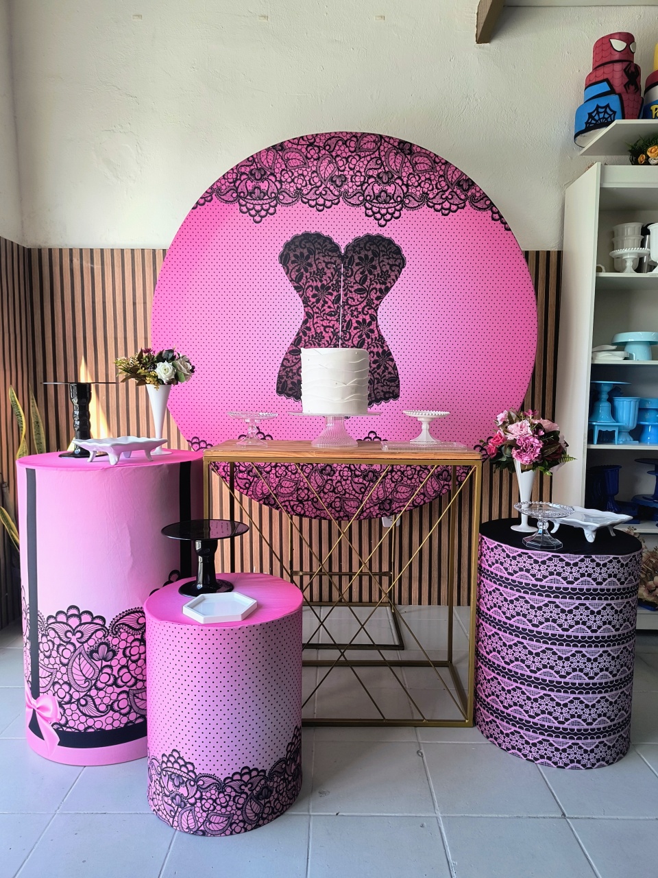 Kit Ouro Chá de Lingerie  - Lilas Decor Locações e Festas