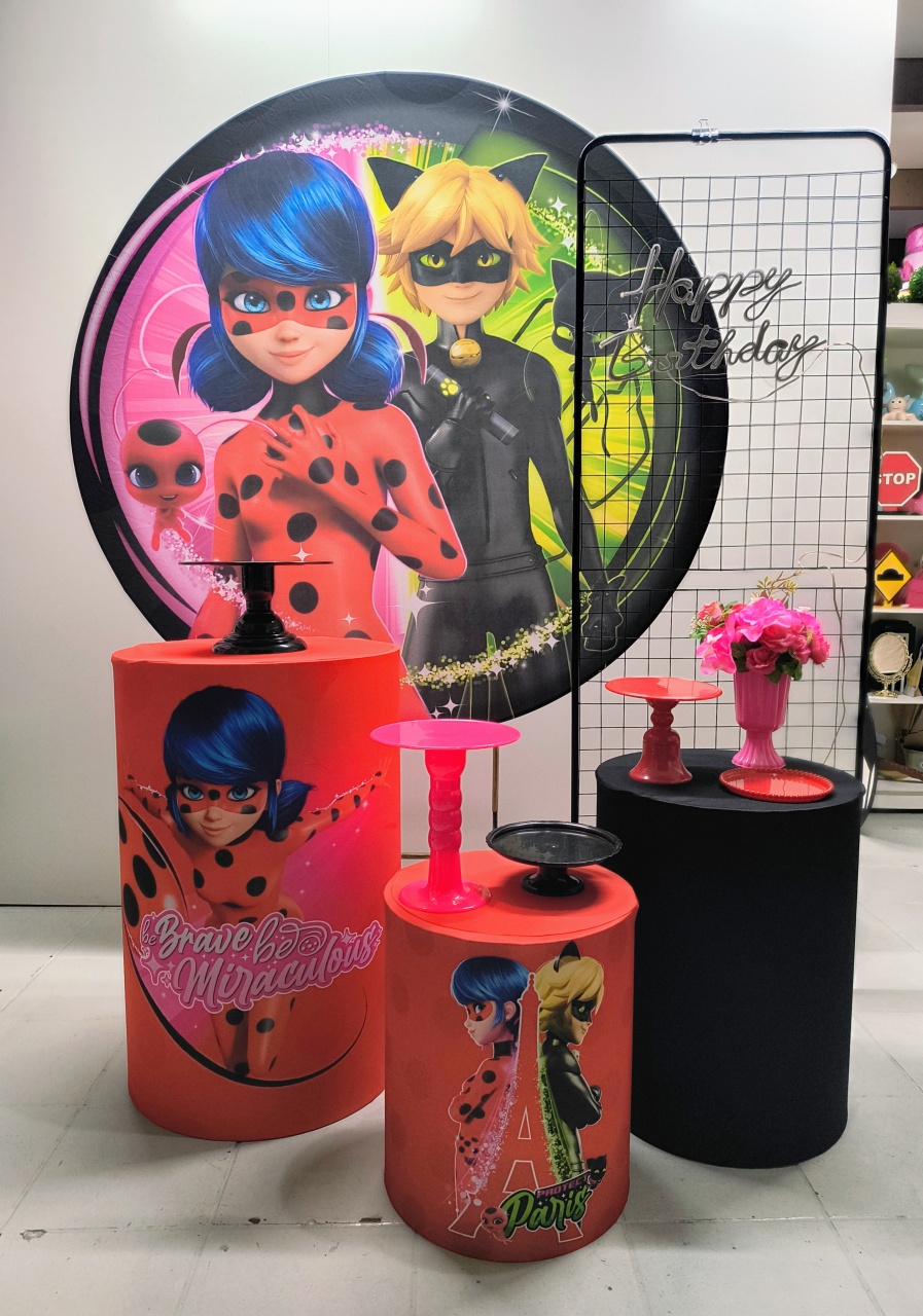 Kit Composição Ladybug - Lilas Decor Locações e Festas