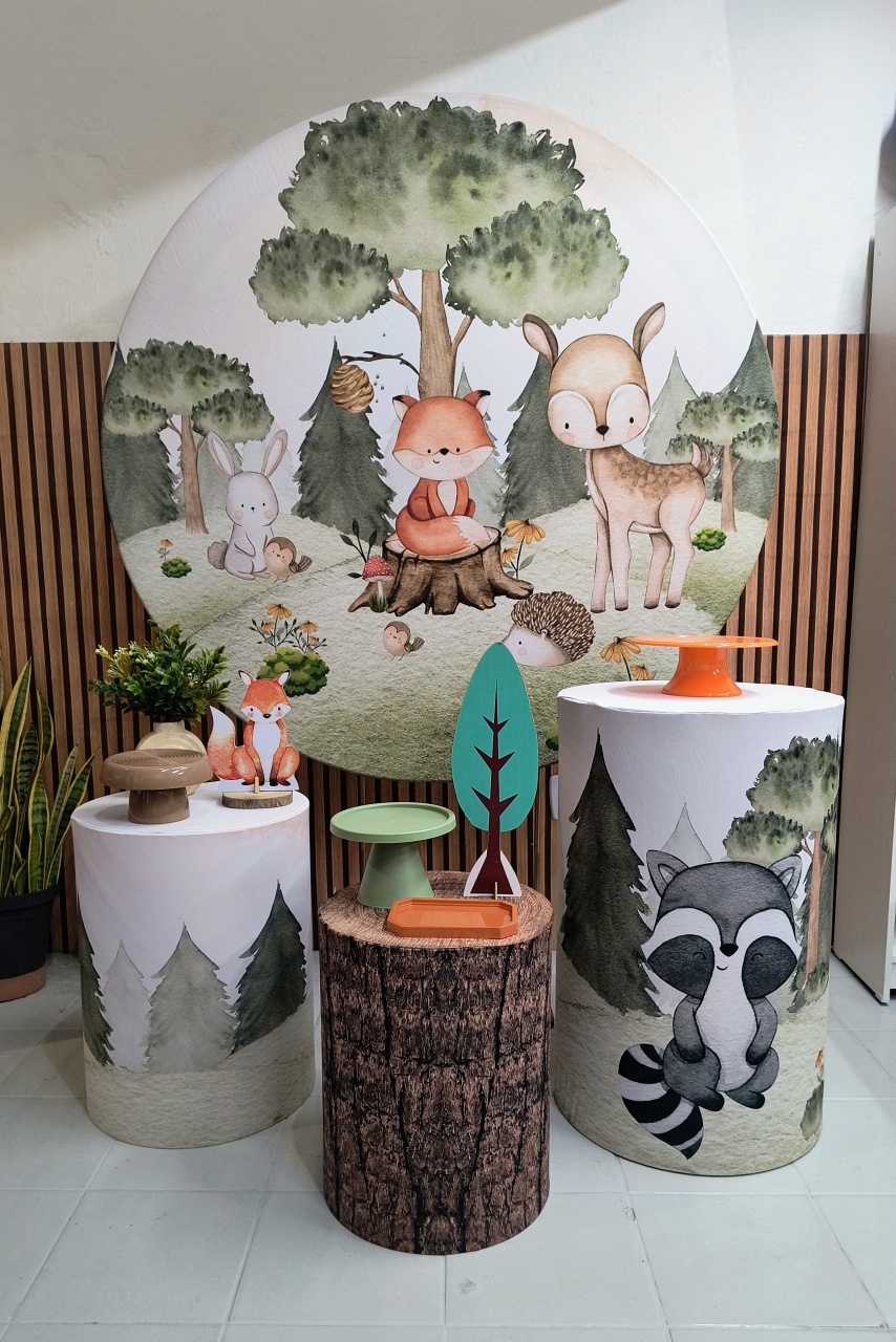 Kit Prata Bosque  - Lilas Decor Locações e Festas