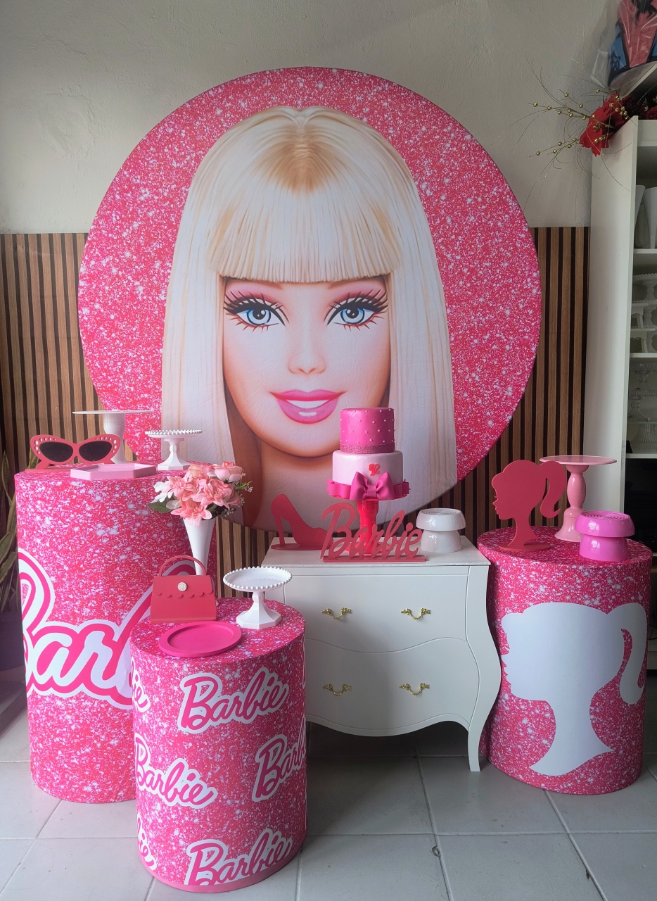 Kit Ouro Barbie 2 - Lilas Decor Locações e Festas