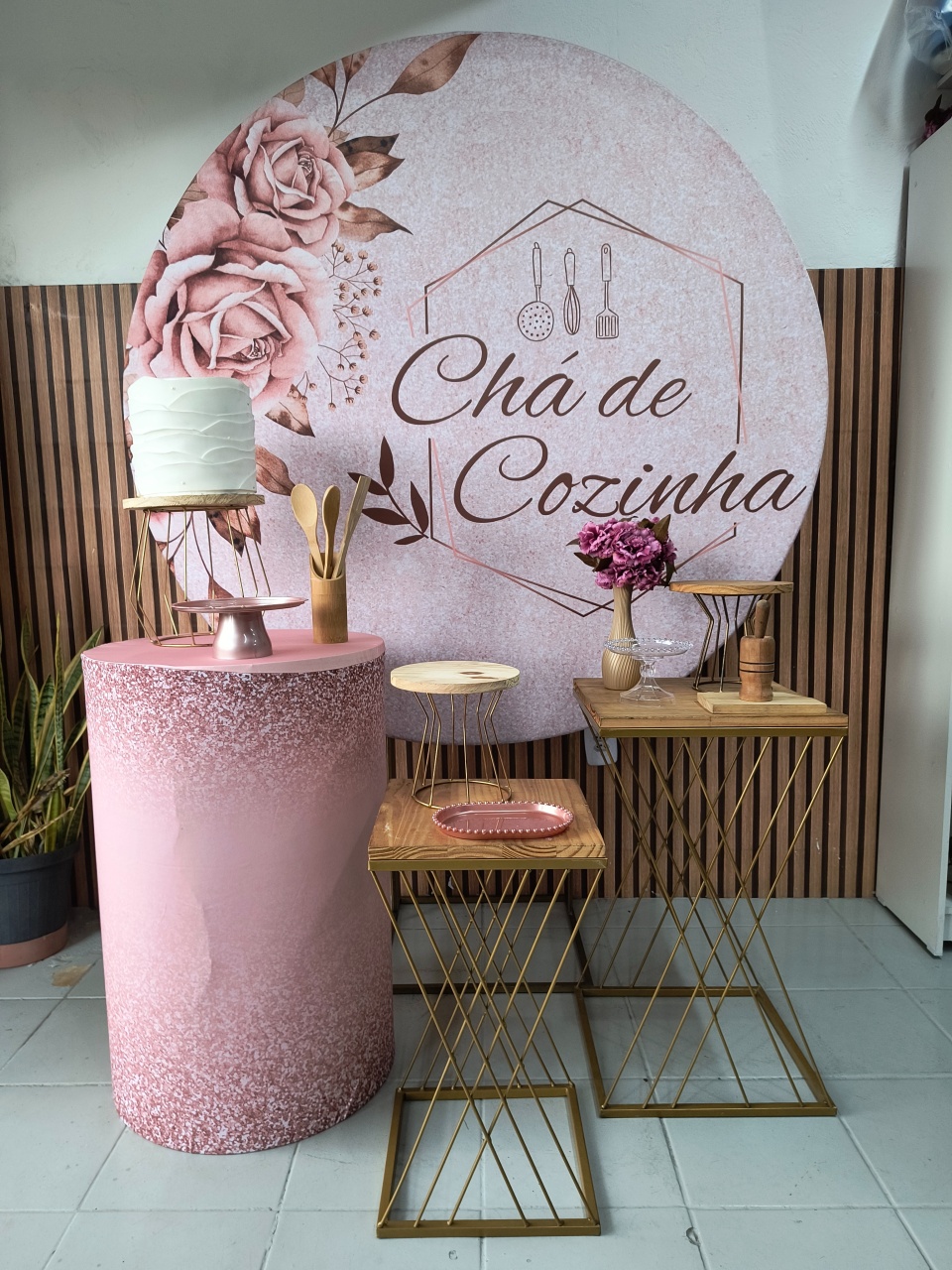 Kit Ouro Chá de Cozinha 2 - Lilas Decor Locações e Festas