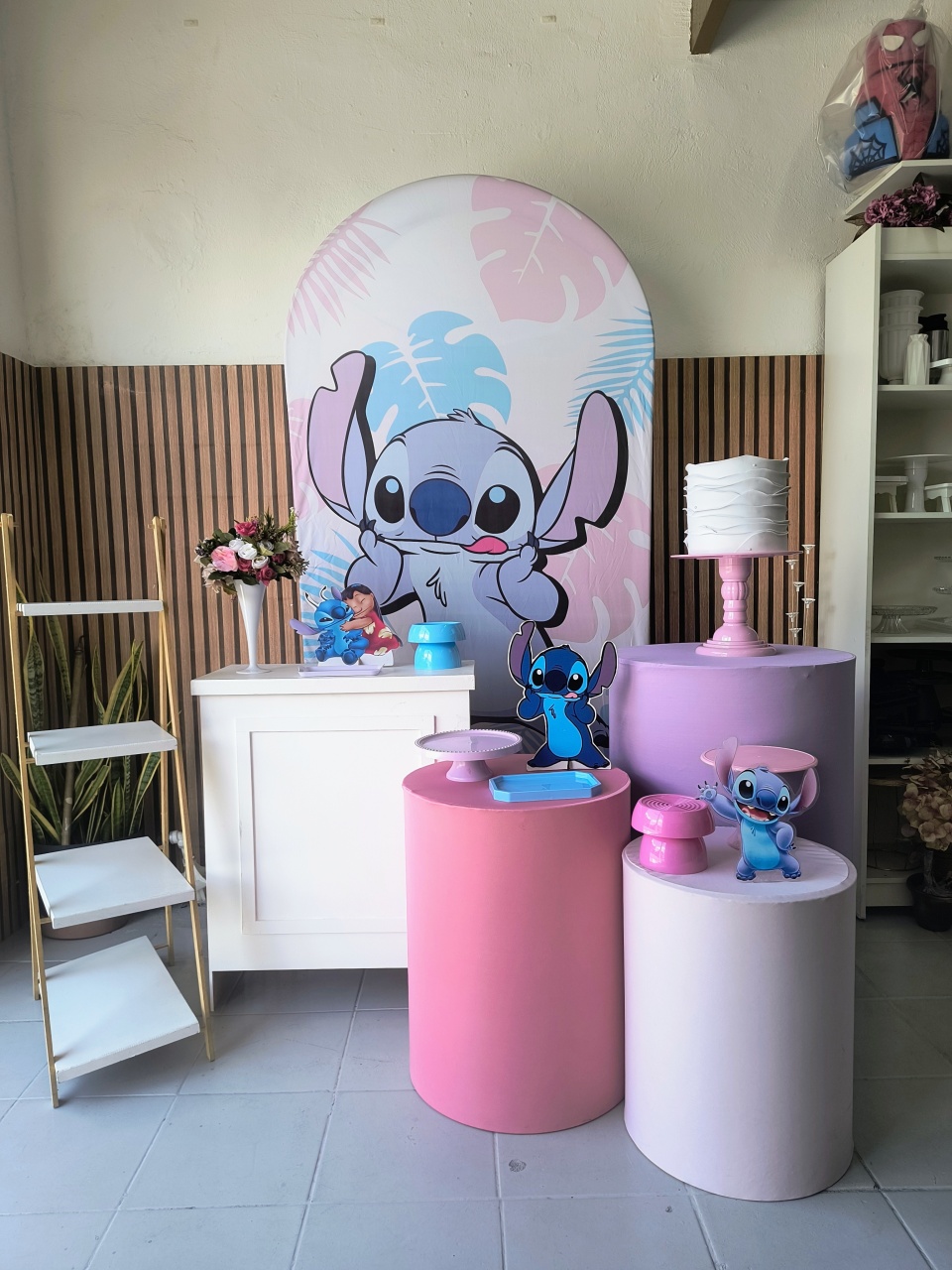 Kit Ouro Stich - Lilas Decor Locações e Festas