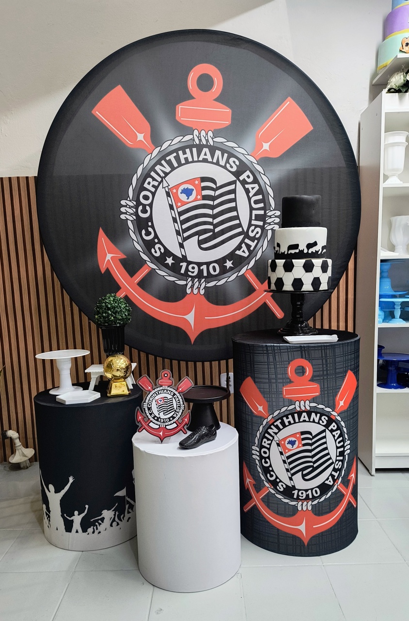 Kit Prata  Corinthians  - Lilas Decor Locações e Festas