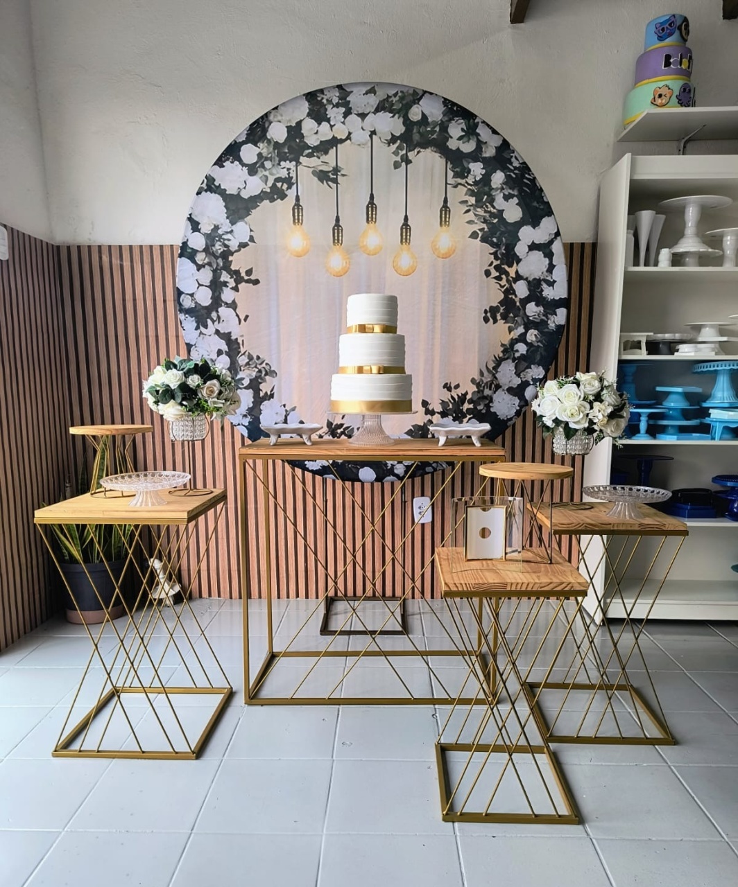 Kit Ouro Casamento - Lilas Decor Locações e Festas