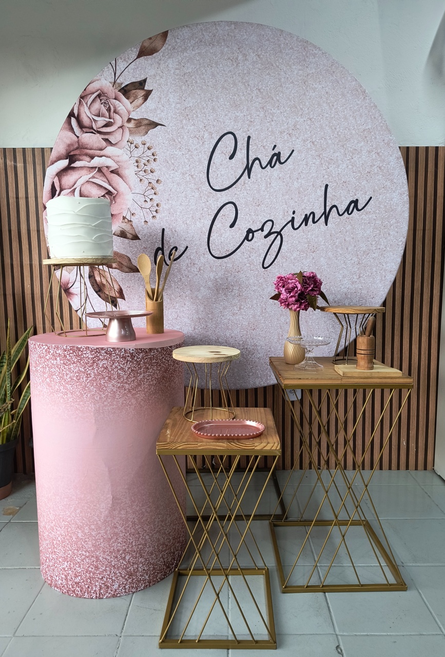 Kit  Ouro Chá de Cozinha 3 - Lilas Decor Locações e Festas