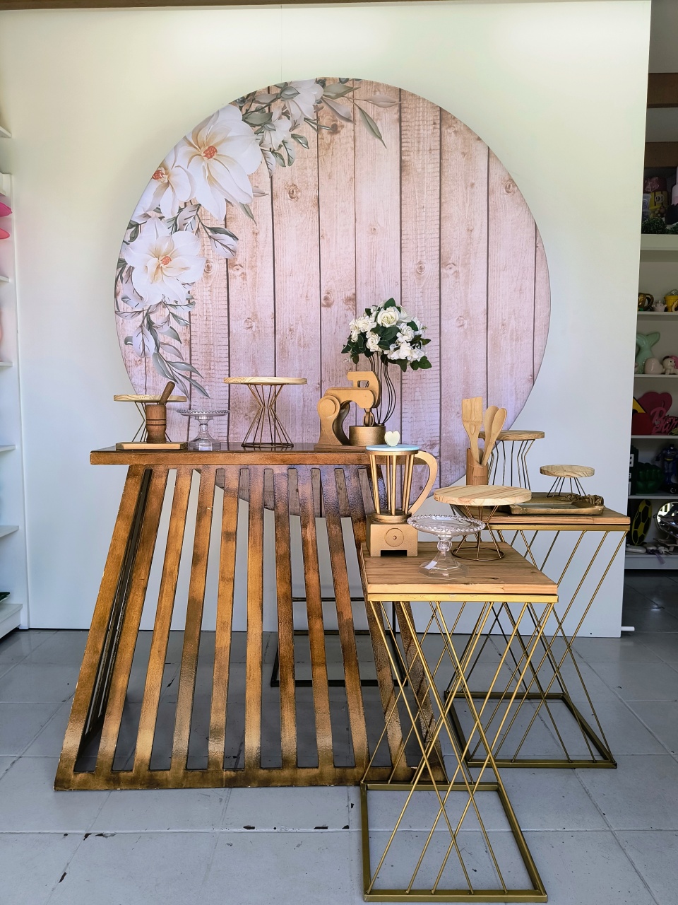 Kit Ouro Chá de Cozinha - Lilas Decor Locações e Festas