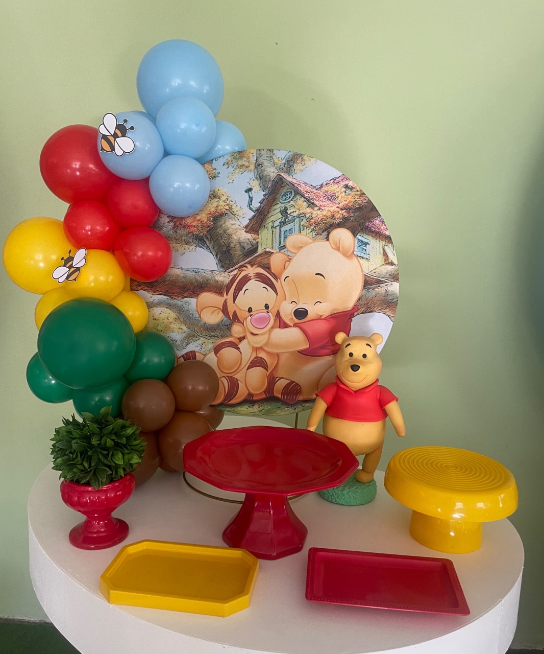 Kit de Mesa Ursinho Pooh - Elisângela  Ataide Ferreira Gambary 