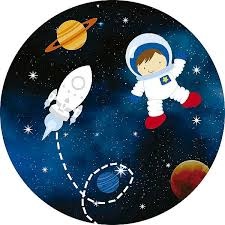 Trio de Capas + Painel Tematicos Astronautas - CARLOS HENRIQUES DE OLIVEIRA CRESPO 52601125