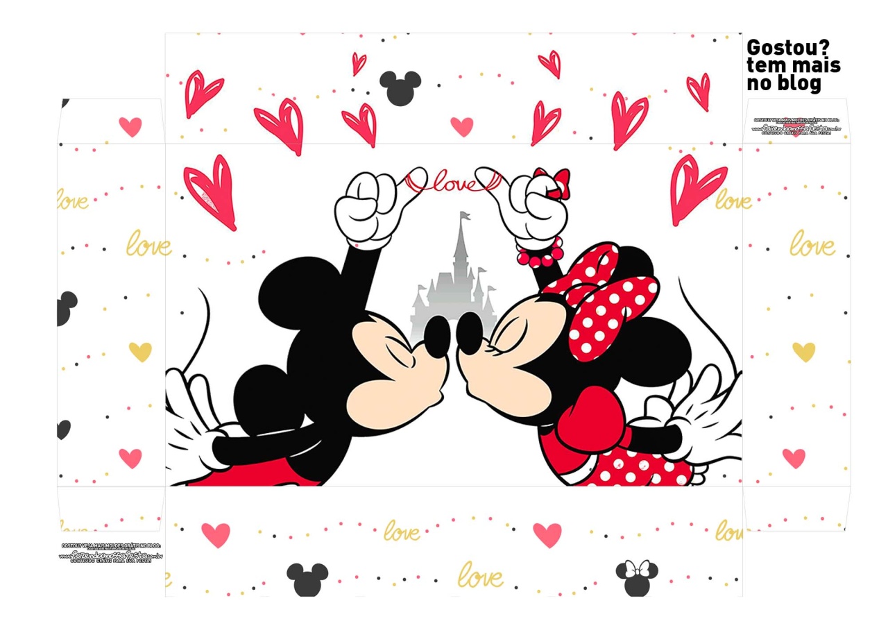 Trio de Capas + Painel Tematicos Namorados Mickey E Minnie - CARLOS HENRIQUES DE OLIVEIRA CRESPO 52601125