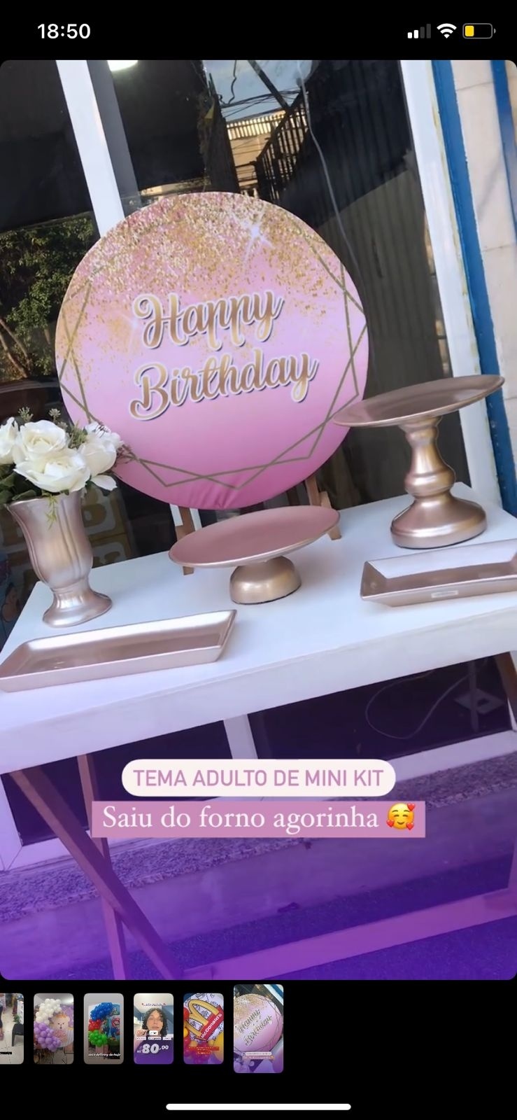 Mini Kit Happy Birthday - CARLOS HENRIQUES DE OLIVEIRA CRESPO 52601125