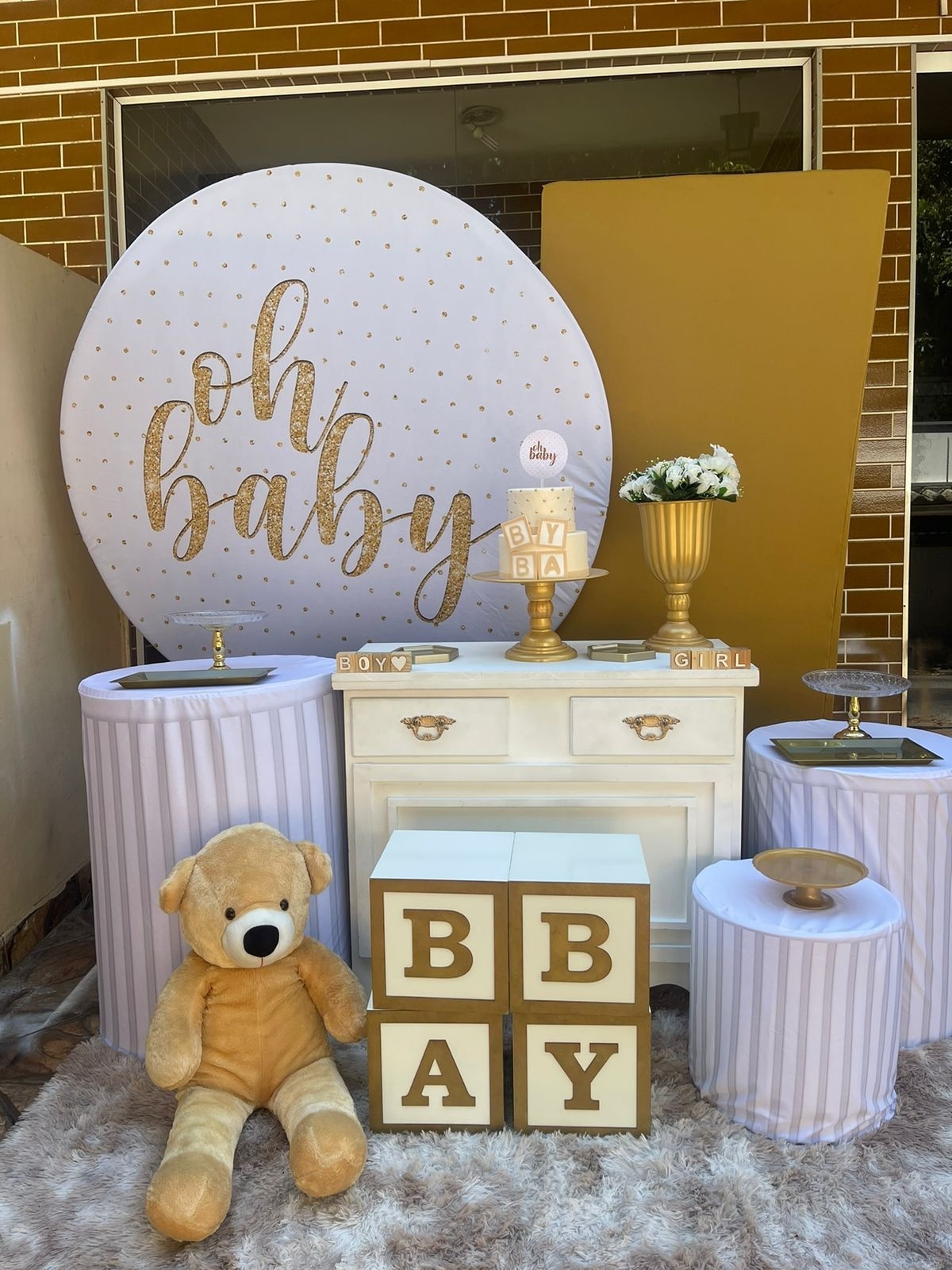 Cha de Bebe Oh Baby Branco - CARLOS HENRIQUES DE OLIVEIRA CRESPO 52601125