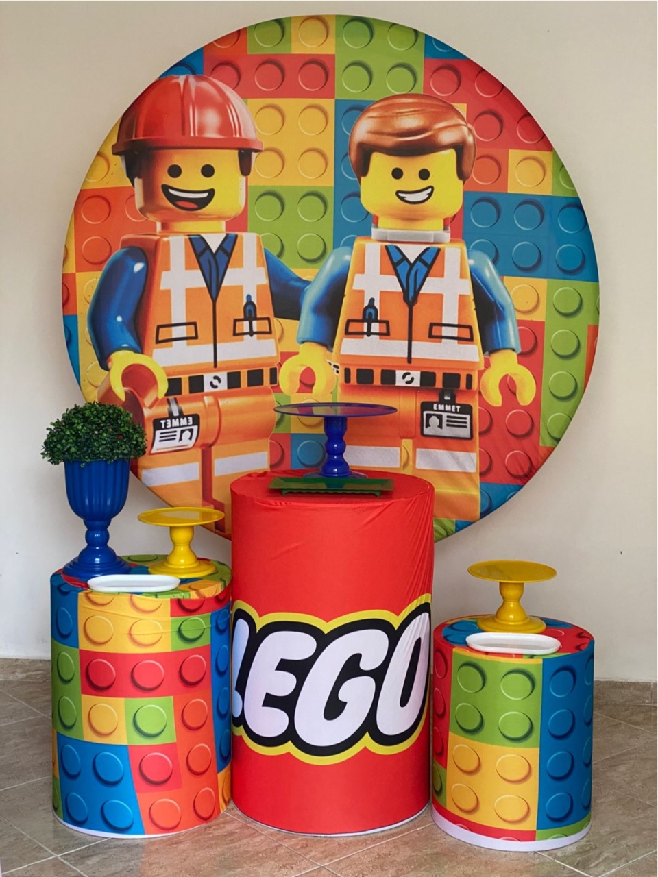Trio de Capas + Painel Tematicos Lego - CARLOS HENRIQUES DE OLIVEIRA CRESPO 52601125