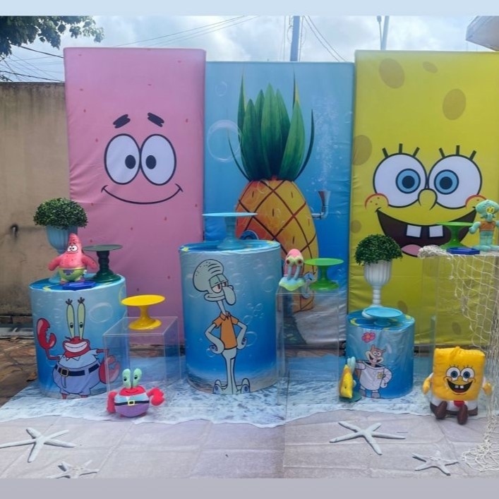 Bob Esponja Acrilicos - CARLOS HENRIQUES DE OLIVEIRA CRESPO 52601125