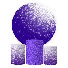 Trio de Capas + Painel Tematicosglitter Roxo - CARLOS HENRIQUES DE OLIVEIRA CRESPO 52601125