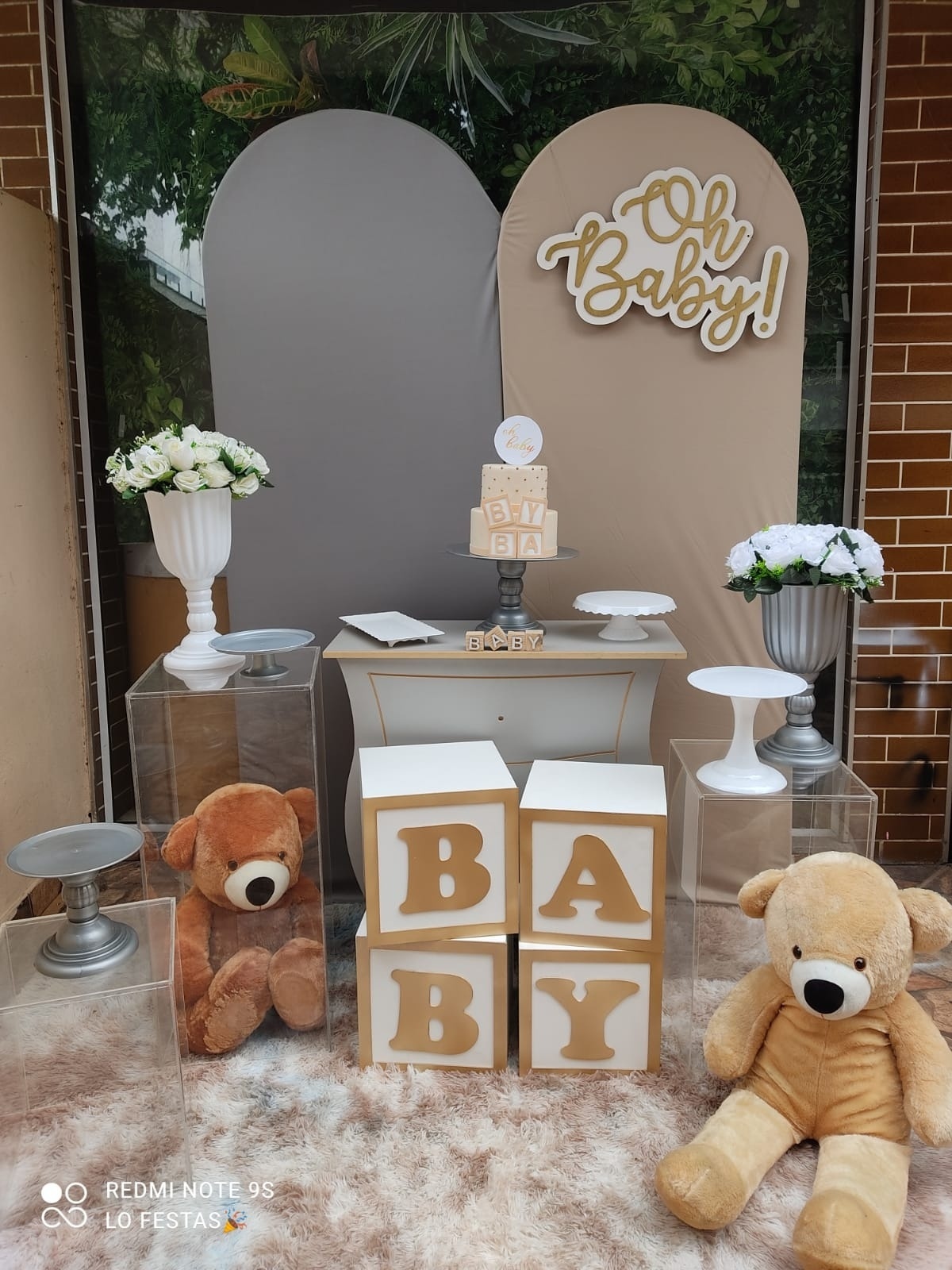 Oh Baby Cinza Chá de Bebe - CARLOS HENRIQUES DE OLIVEIRA CRESPO 52601125