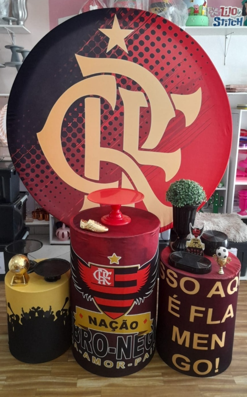 Trio de Capas + Painel Temáticos Flamengo Slim - CARLOS HENRIQUES DE OLIVEIRA CRESPO 52601125