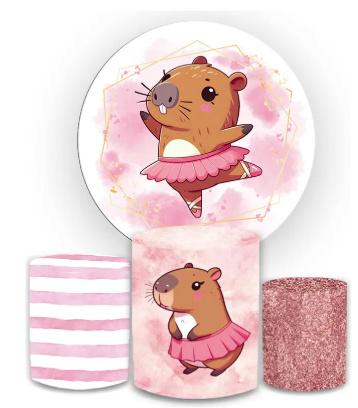 Trio de Capas + Painel Tematico Capivara - CARLOS HENRIQUES DE OLIVEIRA CRESPO 52601125