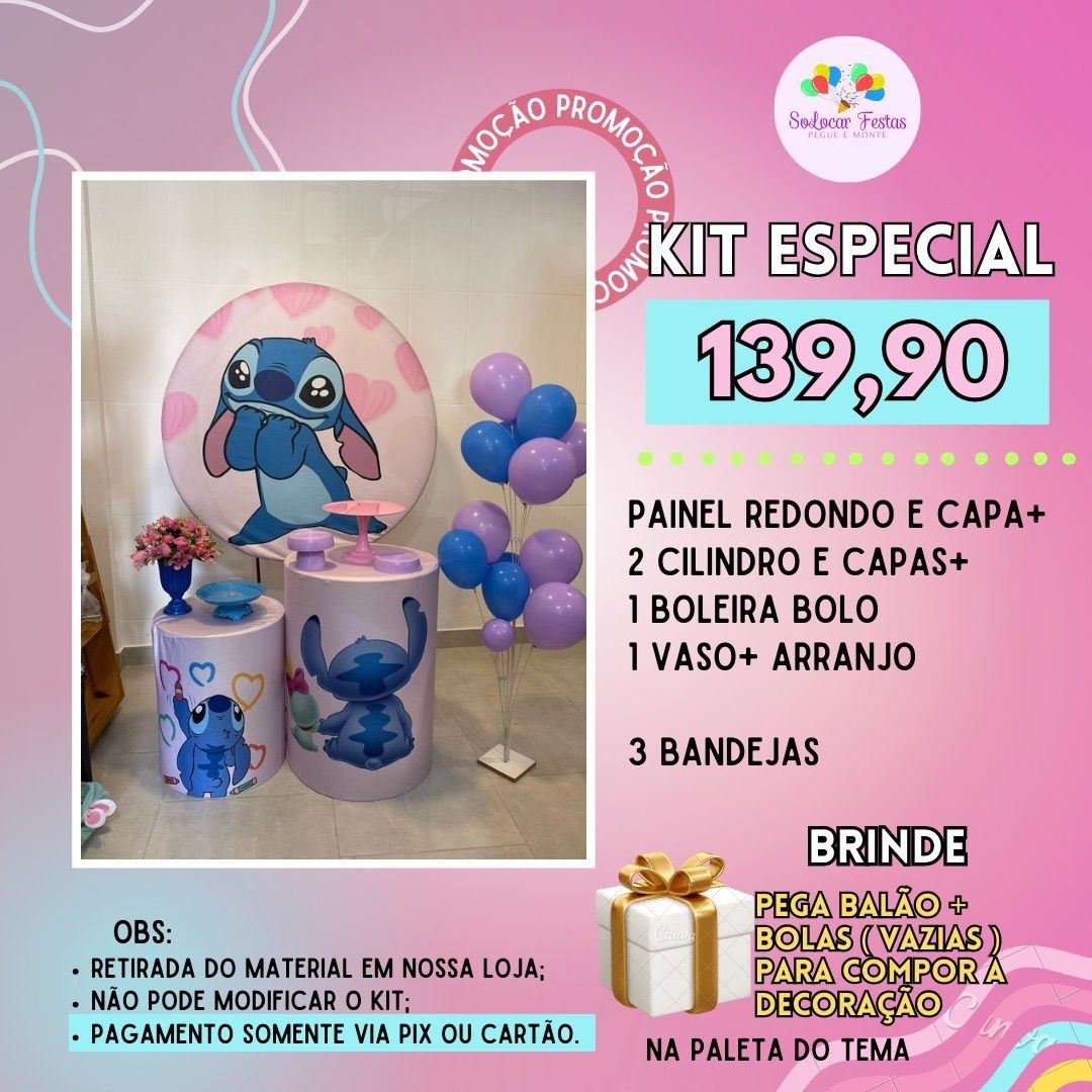 Kit Especial Stitch - CARLOS HENRIQUES DE OLIVEIRA CRESPO 52601125