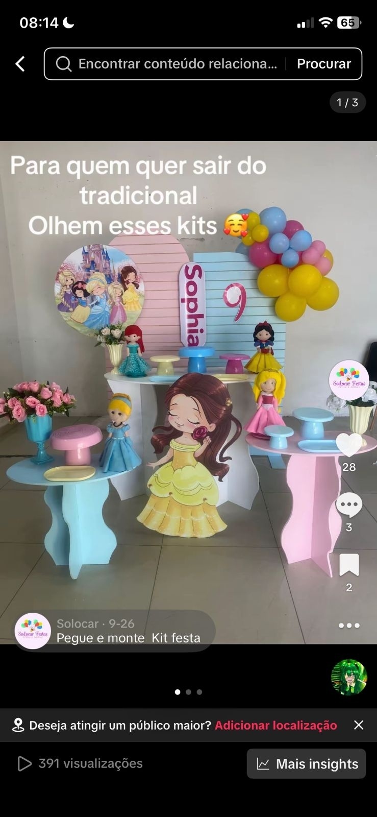 My Little As Princesas Cut - CARLOS HENRIQUES DE OLIVEIRA CRESPO 52601125