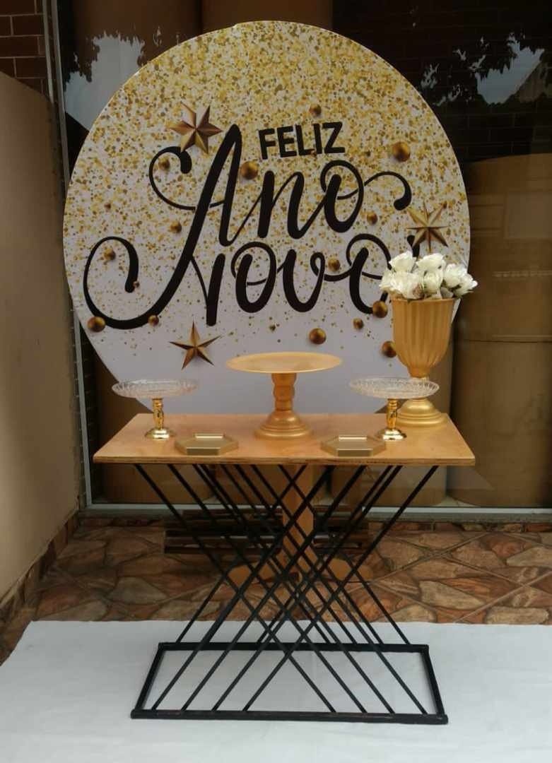 Ano Novo Mesa de Ferro Preto - CARLOS HENRIQUES DE OLIVEIRA CRESPO 52601125